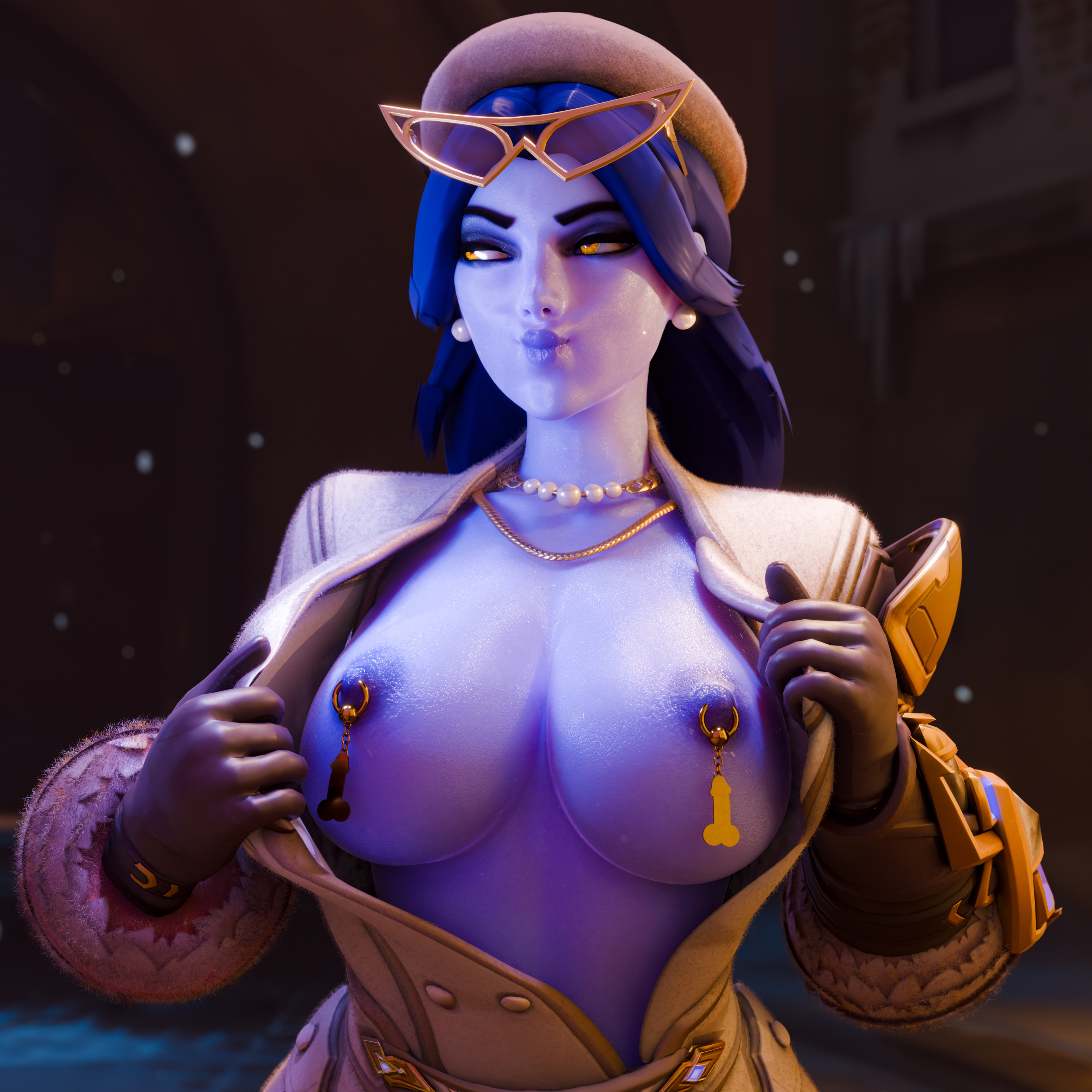 Widowmaker flashing Widowmaker Overwatch 3d Porn Flashing 3
