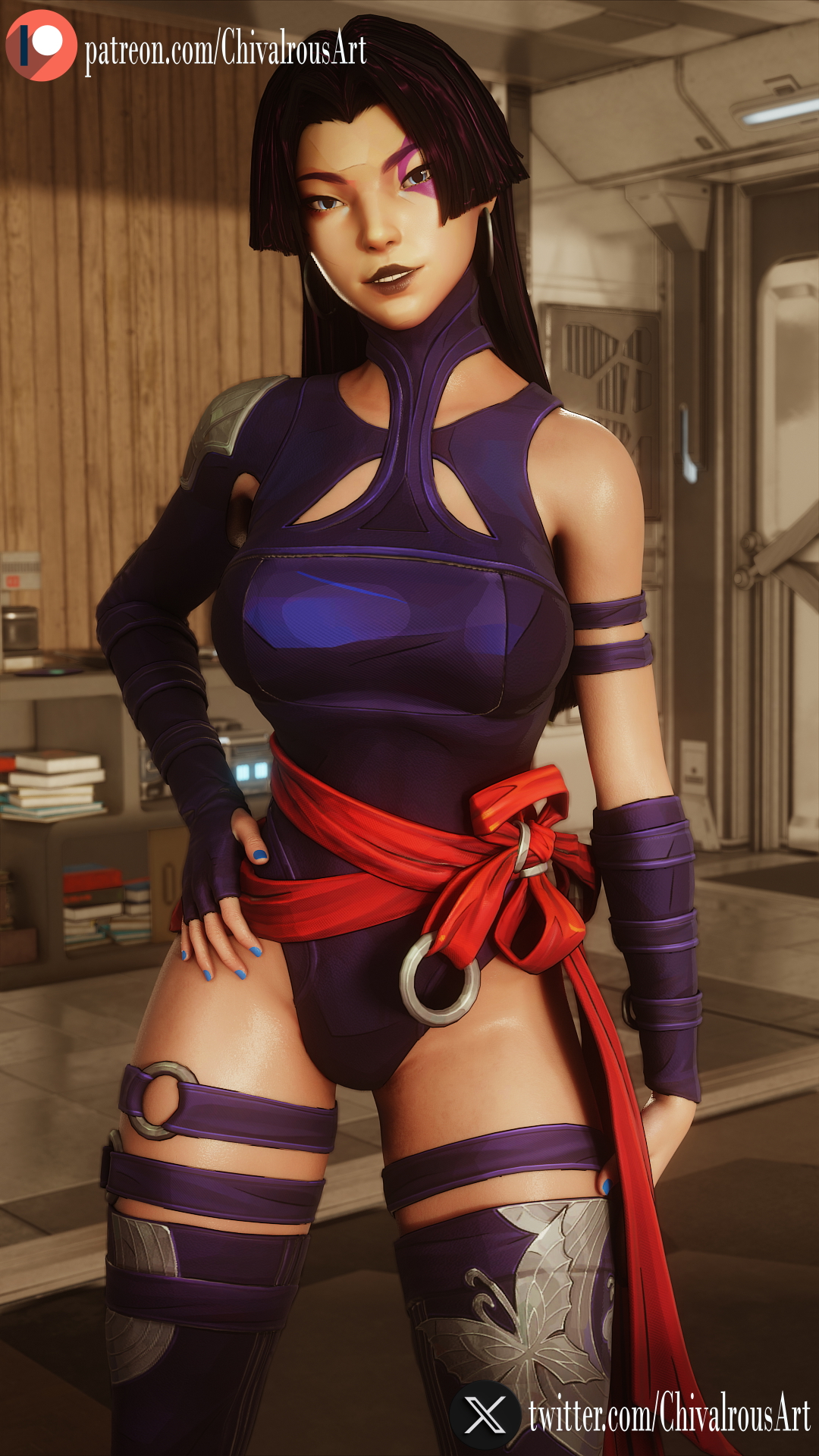 Psylocke_Pin_Up_Frontview_HD_Watermarked