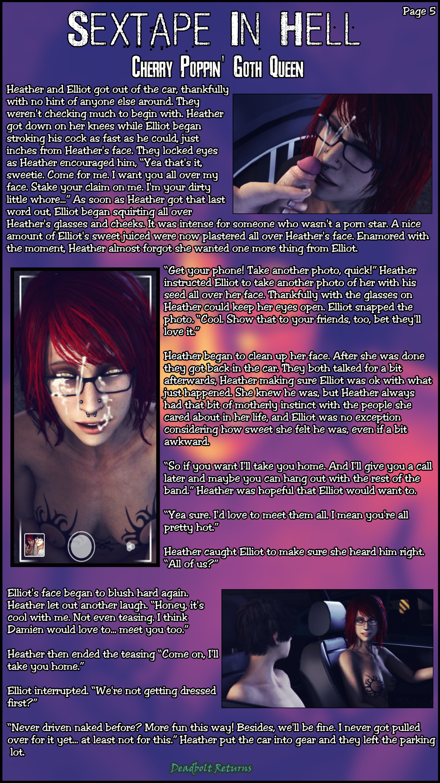 Heather The Cherry Poppin  Queen (Sextape in Hell) Heather Morrison Sextape In Hell Virgin 3d Porn Sfm Source Filmmaker 3dnsfw Nsfw Blowjob Car Big Tittied Goth Girlfriend Cowgirl Cowgirl Position Cum On Face In Public 5