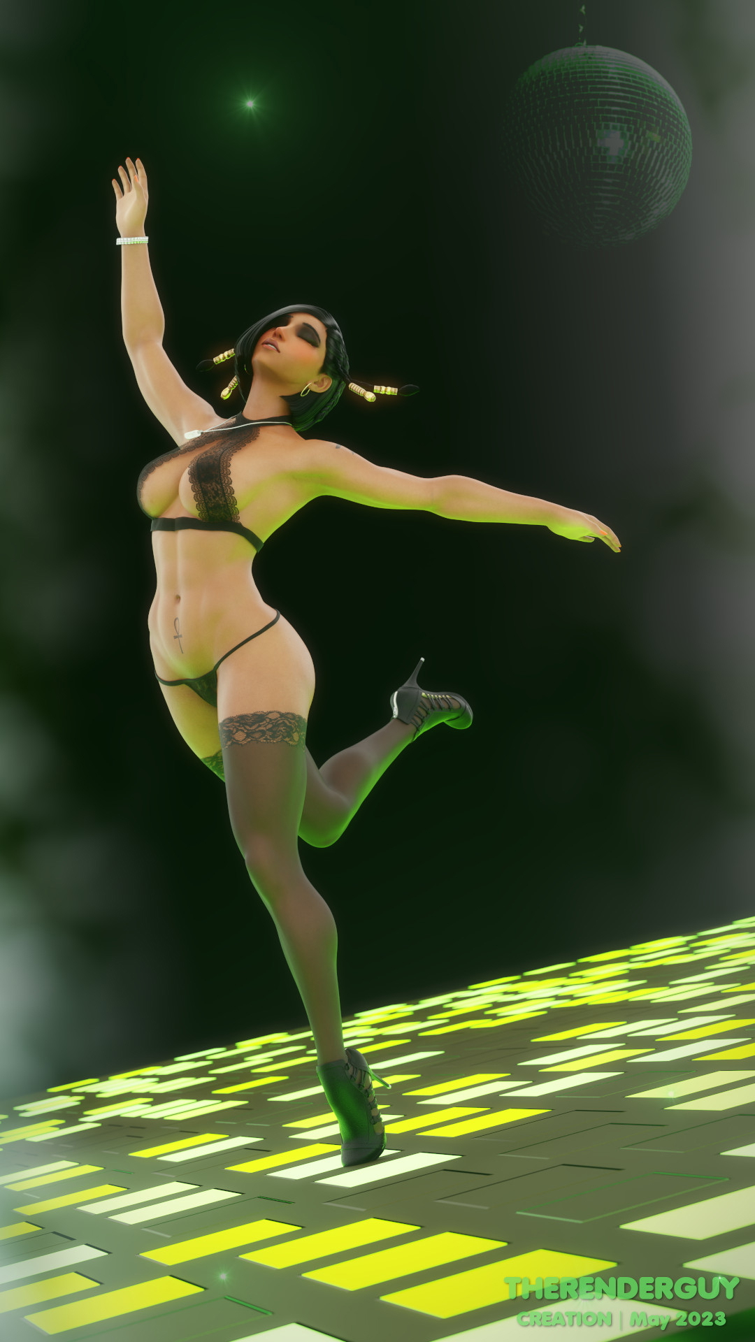 You are the dancing Queen  Lingerie  UHD