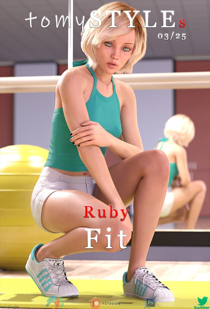 Ruby - Fit  Sexy Fitness Solo Anal