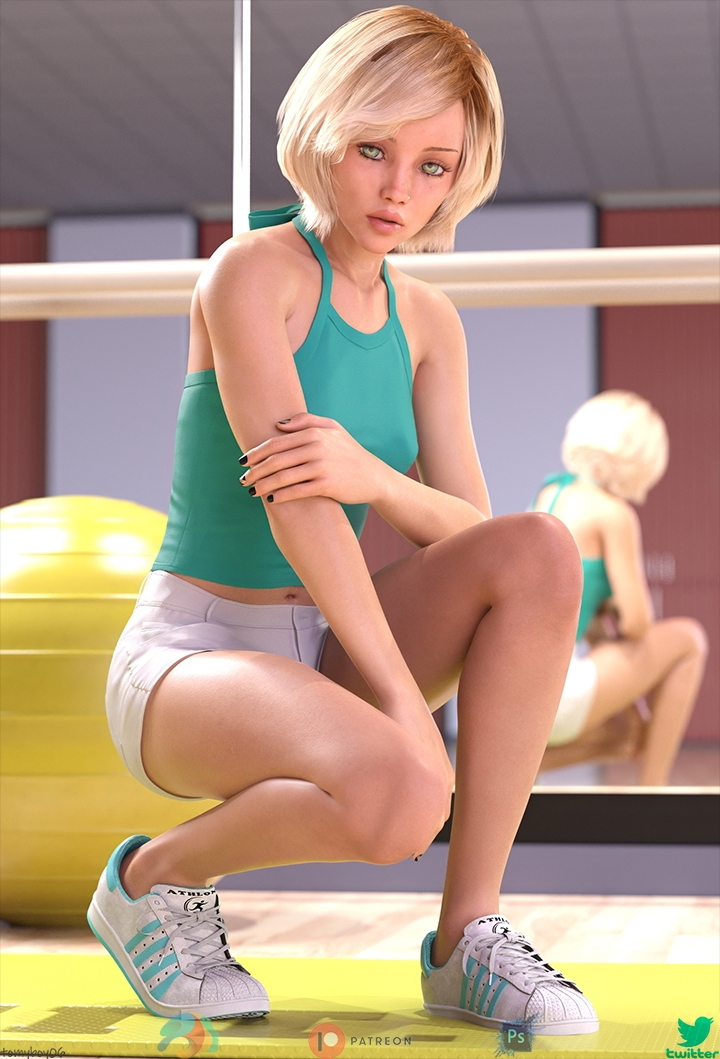 Ruby - Fit  Sexy Fitness Solo Anal 2