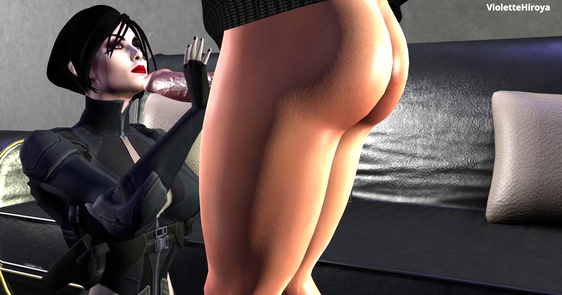 Domino celebrates new year by sucking an old pervert