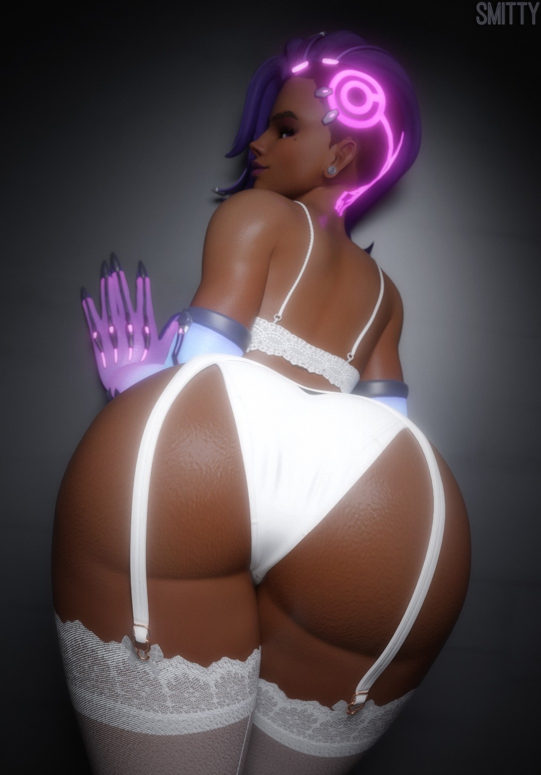 💜 Thicc Sombra 💜 Sombra (overwatch) Sombra Brownskin Hot Thick Thighs Thick Thick Ass Big Ass Sexy Sexy Ass Latina Tan Skin 38