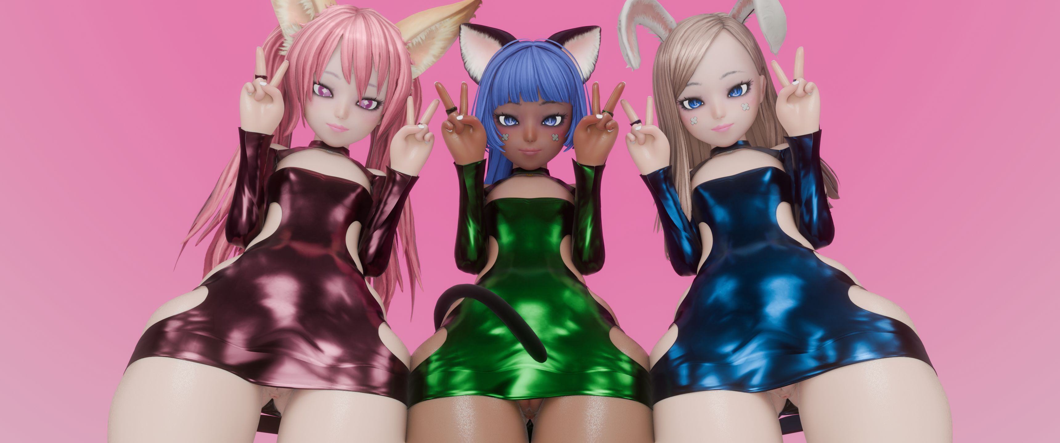 Elin Triple Peace Elin Tera Pinup 4