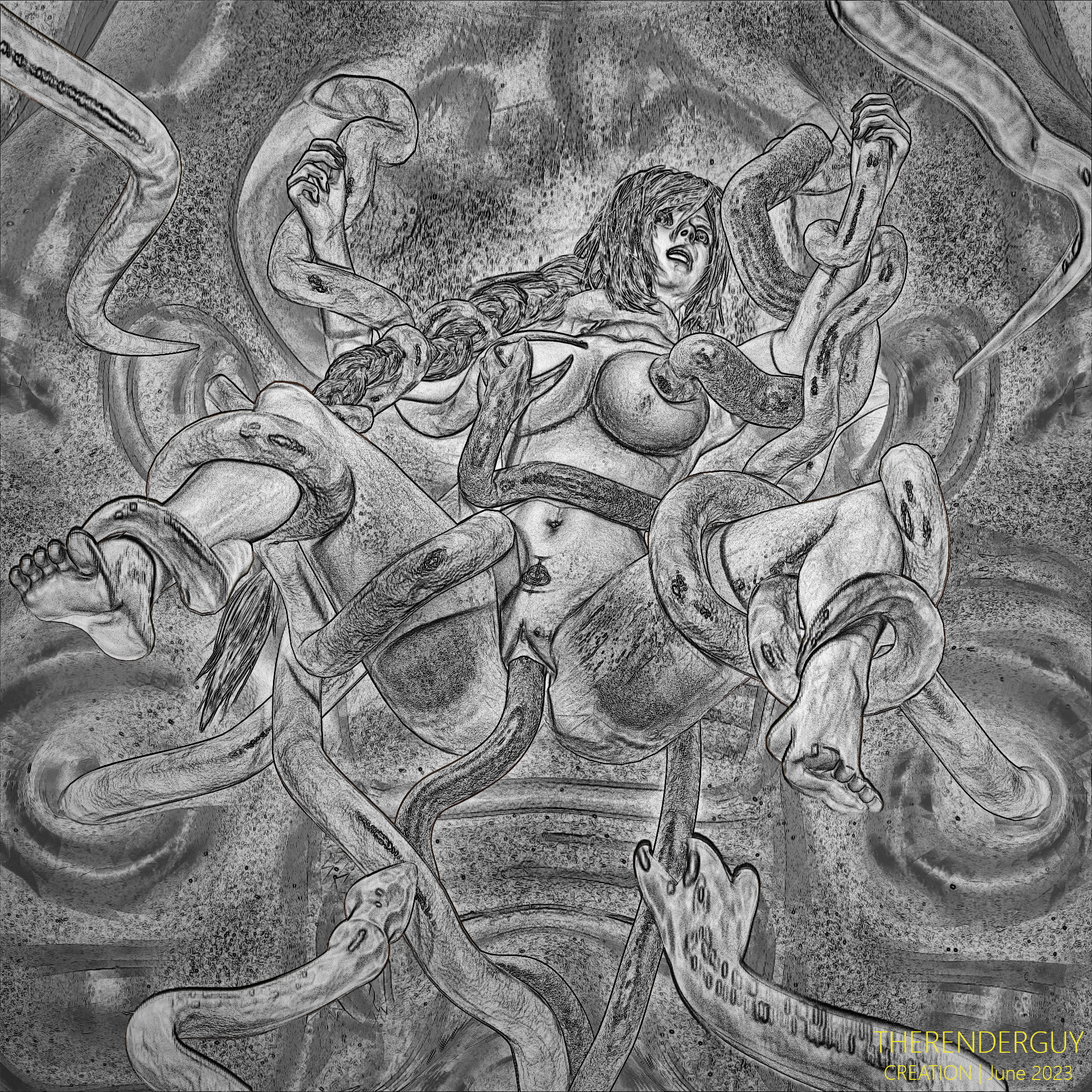 Organic... Queen Marika in tentacles  UHD