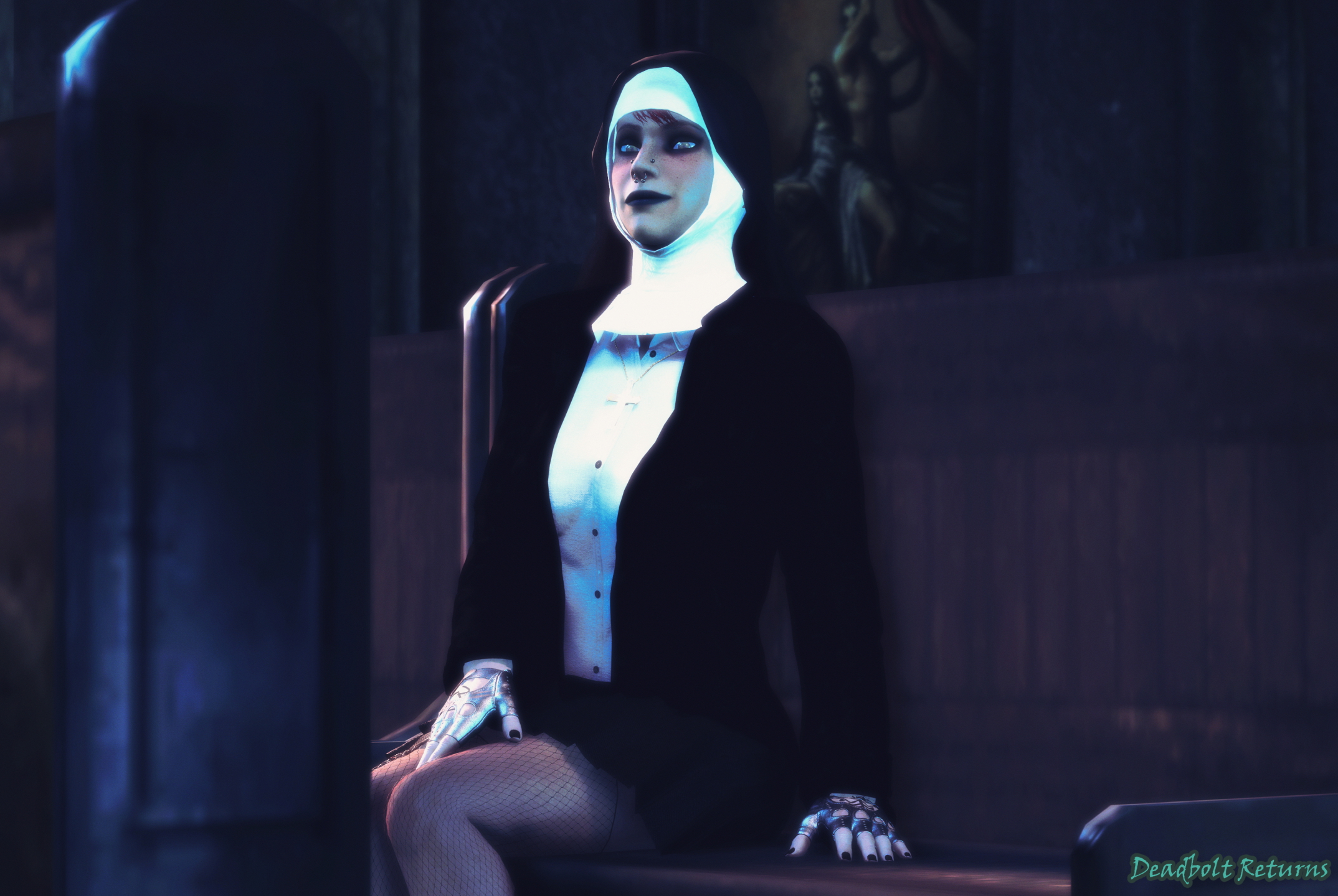 Heather Morrison The Naughty Nun (Sextape in Hell) Heather Morrison Sextape In Hell 3d Porn Sfm Source Filmmaker Photoshoot 3dnsfw Nsfw Pinup Big Tittied Goth Girlfriend Original Character Original Series 3