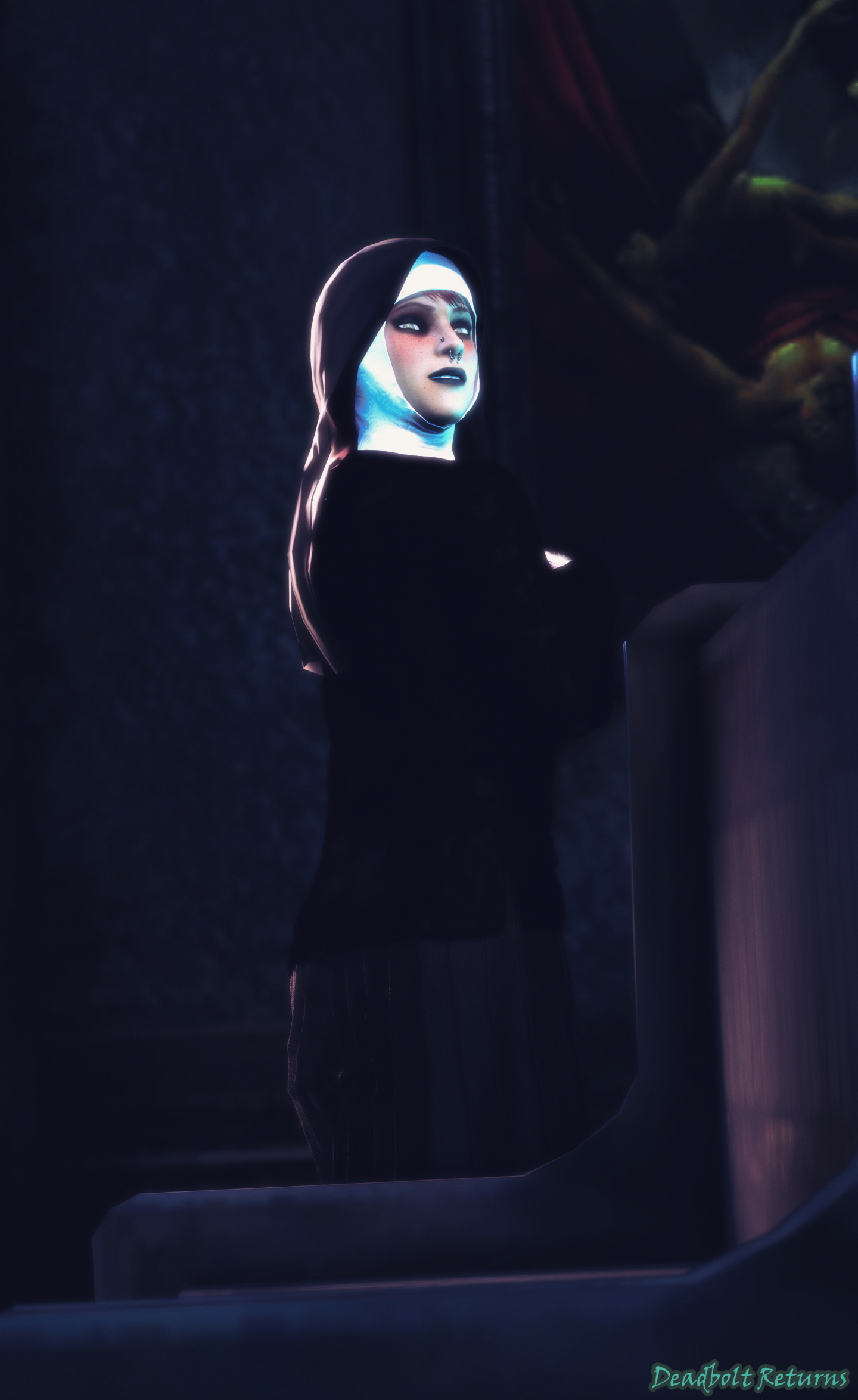 Heather Morrison The Naughty Nun (Sextape in Hell) Heather Morrison Sextape In Hell 3d Porn Sfm Source Filmmaker Photoshoot 3dnsfw Nsfw Pinup Big Tittied Goth Girlfriend Original Character Original Series 5