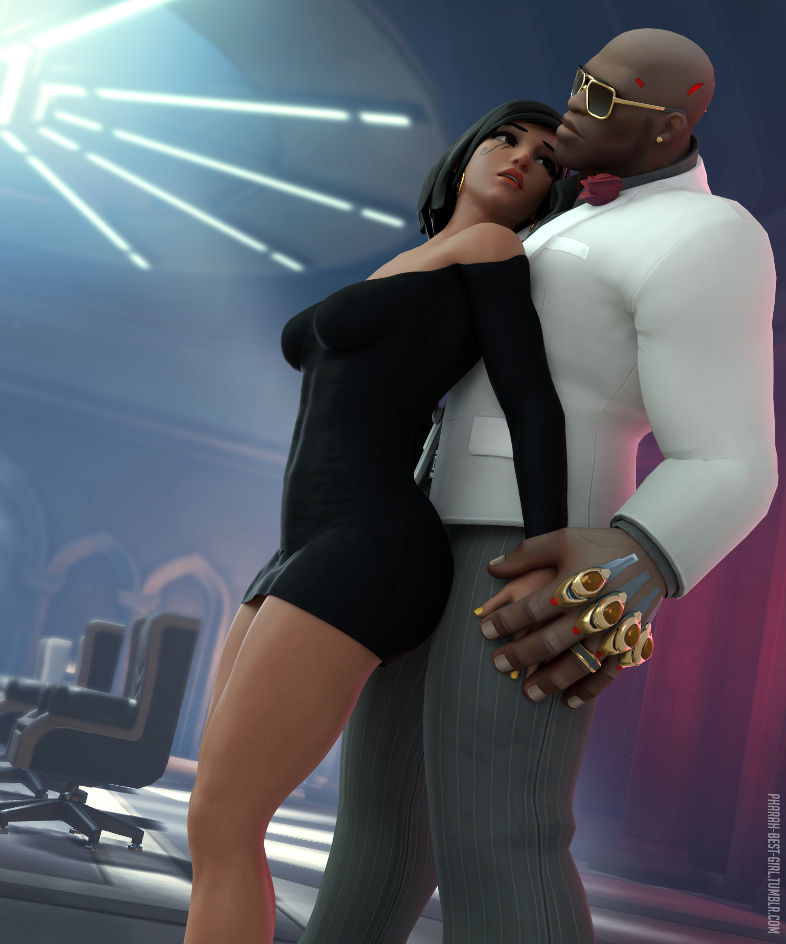 Come at the king Pharah Overwatch 3d Porn Sexy Nude Pinup Pussy Pubic Hair