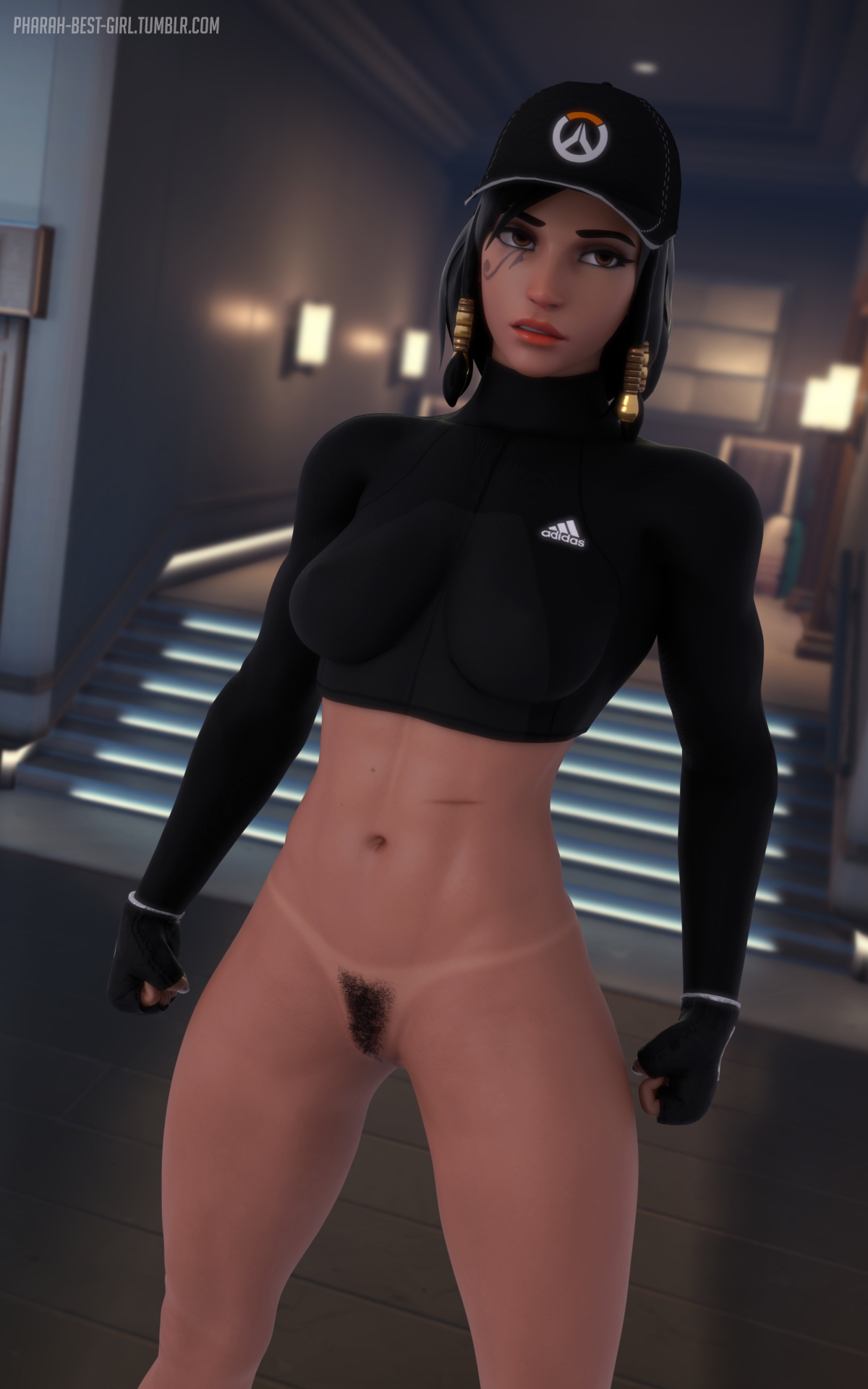 Whoop ass nsfw Pharah Overwatch 3d Porn Sexy Nude Pinup Pussy Pubic Hair 2