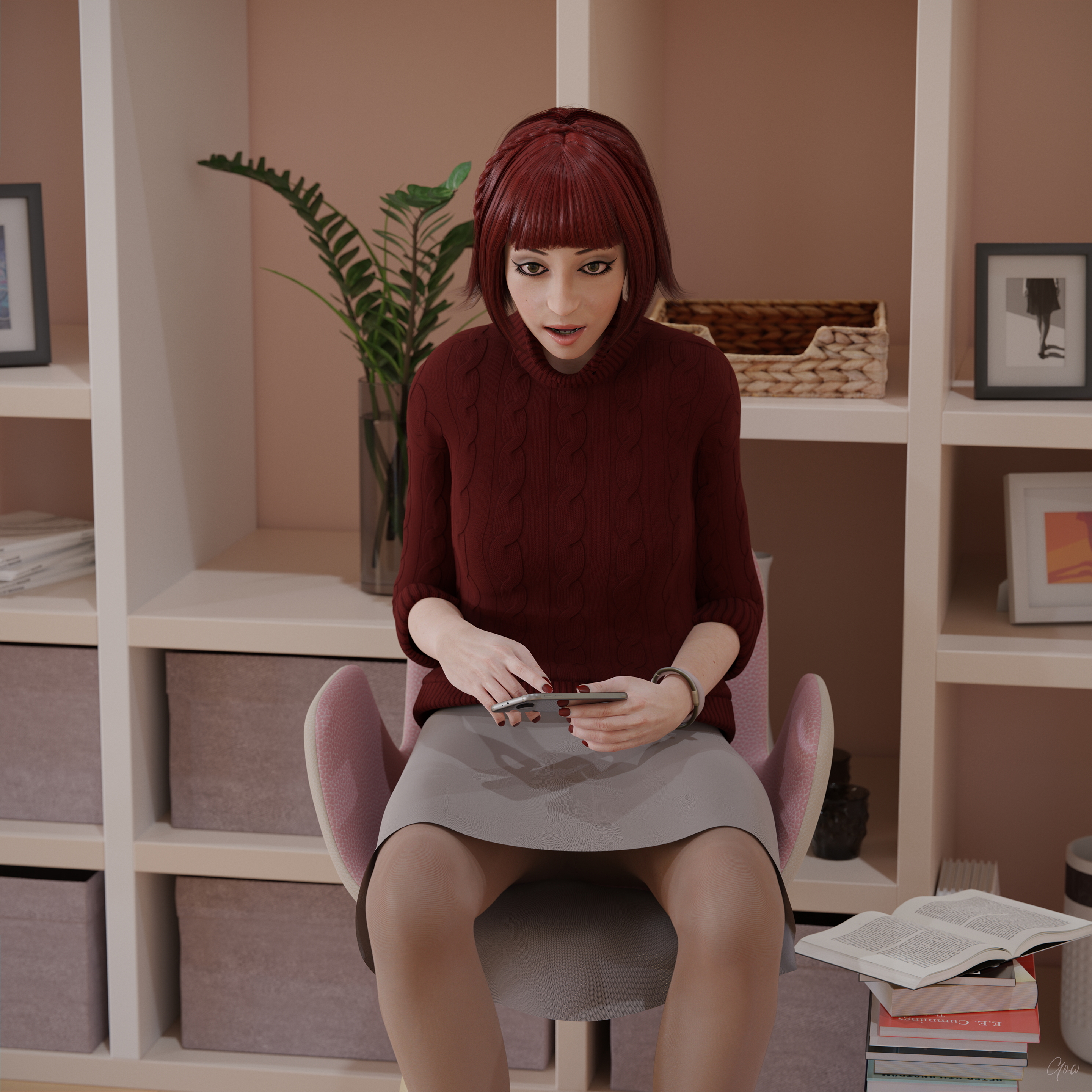 Gow-Rumbler Woofer - Part 1  Milf Horny Sex Toy Sextoy Indoor Tease Skirt Upskirt Spread Legs Standing Pantyhose Sneakers Clothed Partially_clothed Secretary Wet Pussy No Panties Hairy Pussy Glasses Orgasm Pussy Insertion Toy 3