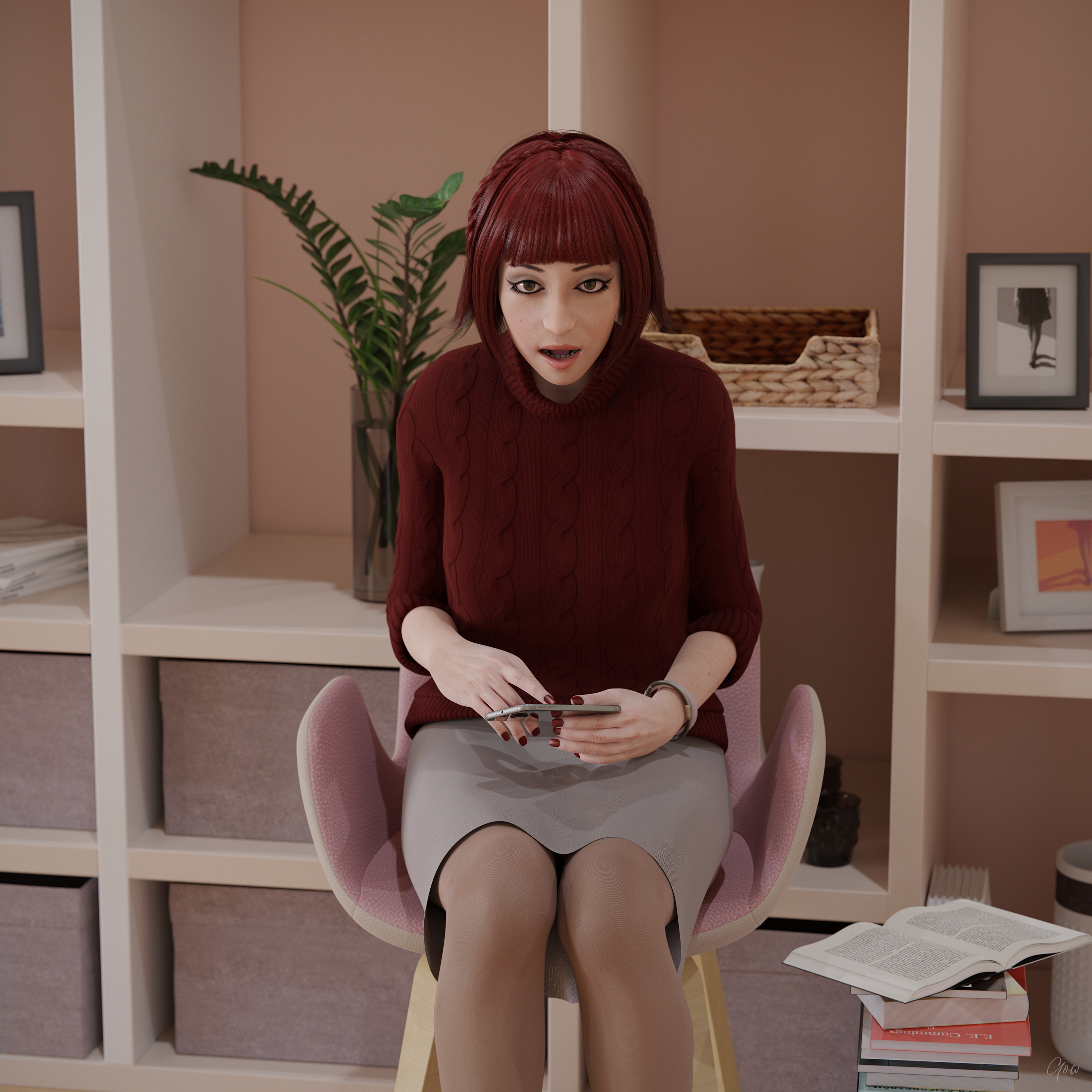 Gow-Rumbler Woofer - Part 1  Milf Horny Sex Toy Sextoy Indoor Tease Skirt Upskirt Spread Legs Standing Pantyhose Sneakers Clothed Partially_clothed Secretary Wet Pussy No Panties Hairy Pussy Glasses Orgasm Pussy Insertion Toy 8