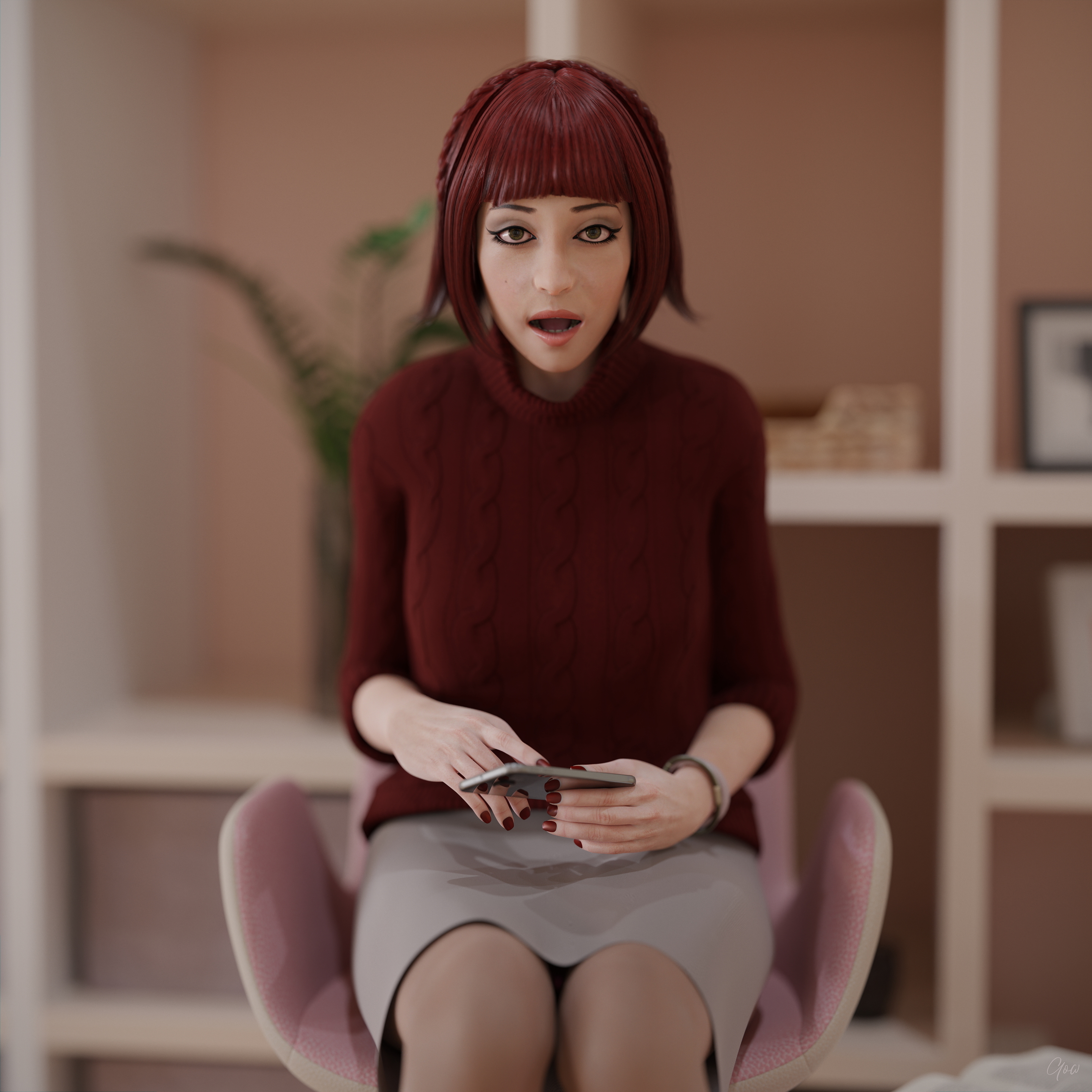 Gow-Rumbler Woofer - Part 1  Milf Horny Sex Toy Sextoy Indoor Tease Skirt Upskirt Spread Legs Standing Pantyhose Sneakers Clothed Partially_clothed Secretary Wet Pussy No Panties Hairy Pussy Glasses Orgasm Pussy Insertion Toy 13