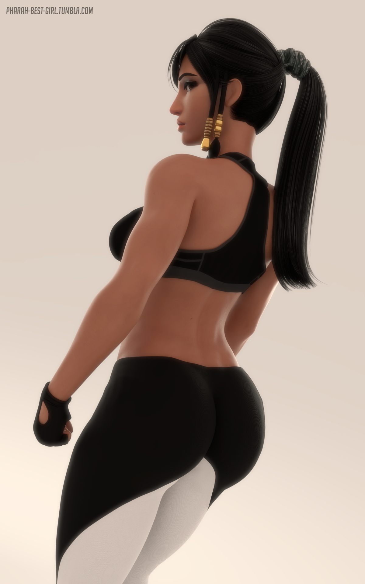 Pharah bum bum Pharah Overwatch 3d Porn Sexy Nude Pinup Booty
