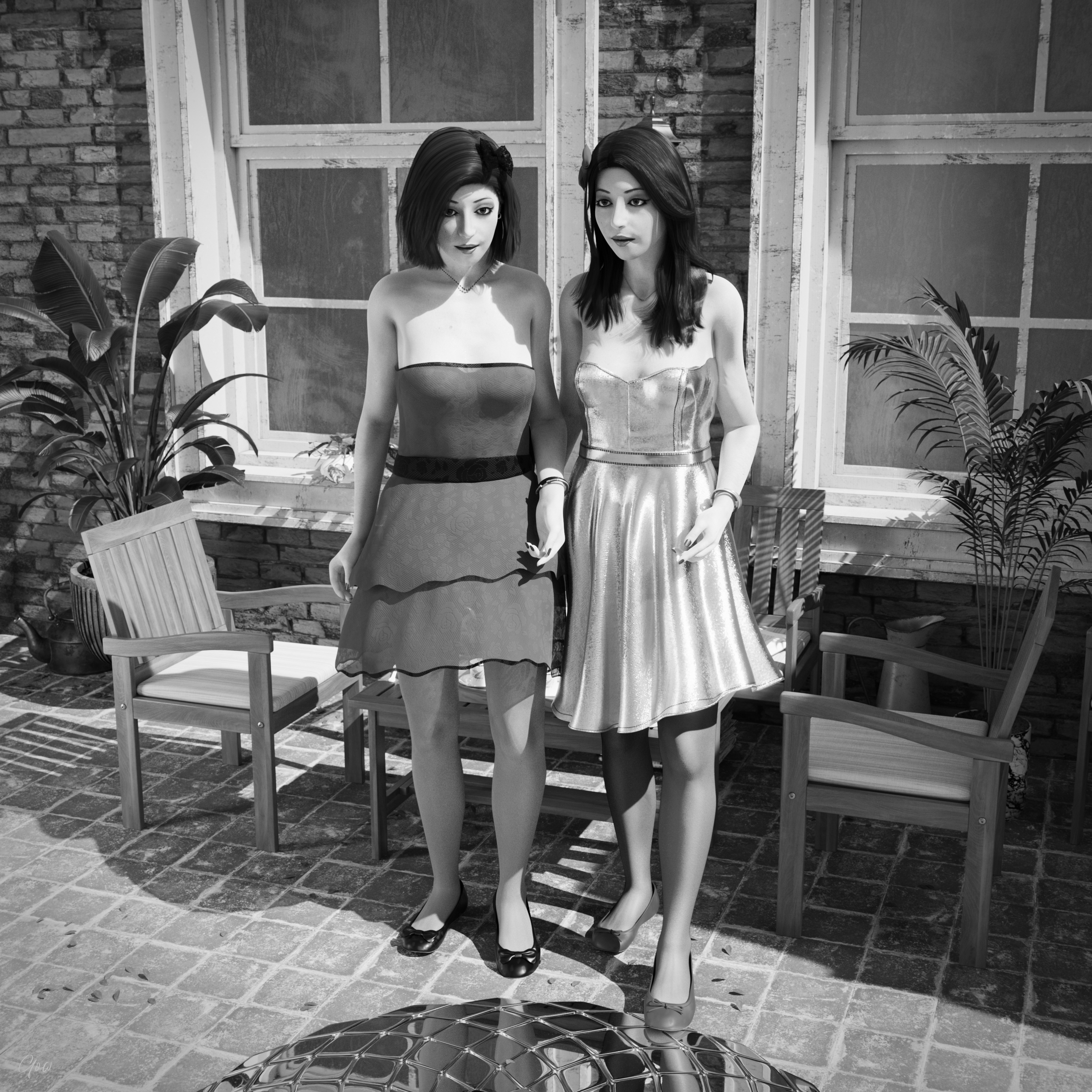 [Pt3] Toys from the future: A magic mirror that shows the future.  Outdoor Upskirt Cosplay Party Dress Clothed Pantyhose Nylon No Panties Mirror Garden Sexy Brunette Milf Wet Pussy Cum Drip Fantasy Toy Magic Sexy Legs Spread Legs Nsfw Hairy Pussy Black And White 3