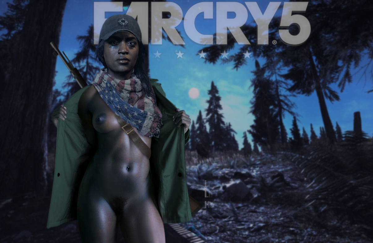 Grace (Snu Snu) Armstrong from Far Cry 5 Far Cry 5 Ebony Fit Gun Pussy Breasts