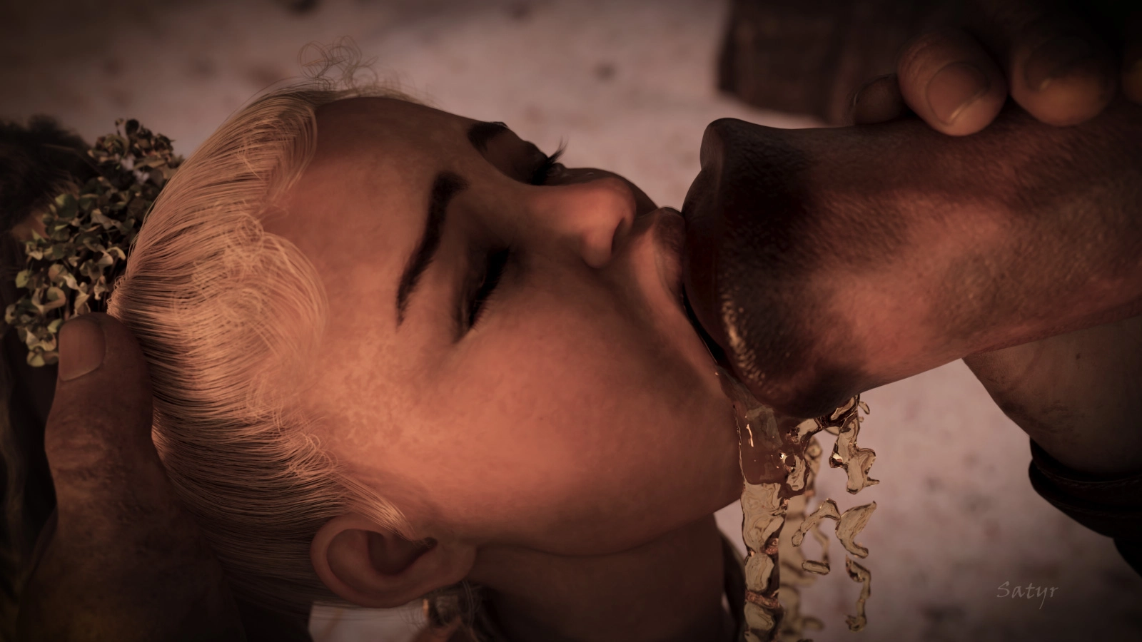 The Evening Is For The Stallion I  Princess Anal Horse Stallion Pee Piss Pee Drinking Blonde Humiliation Bdsm Bondage 3