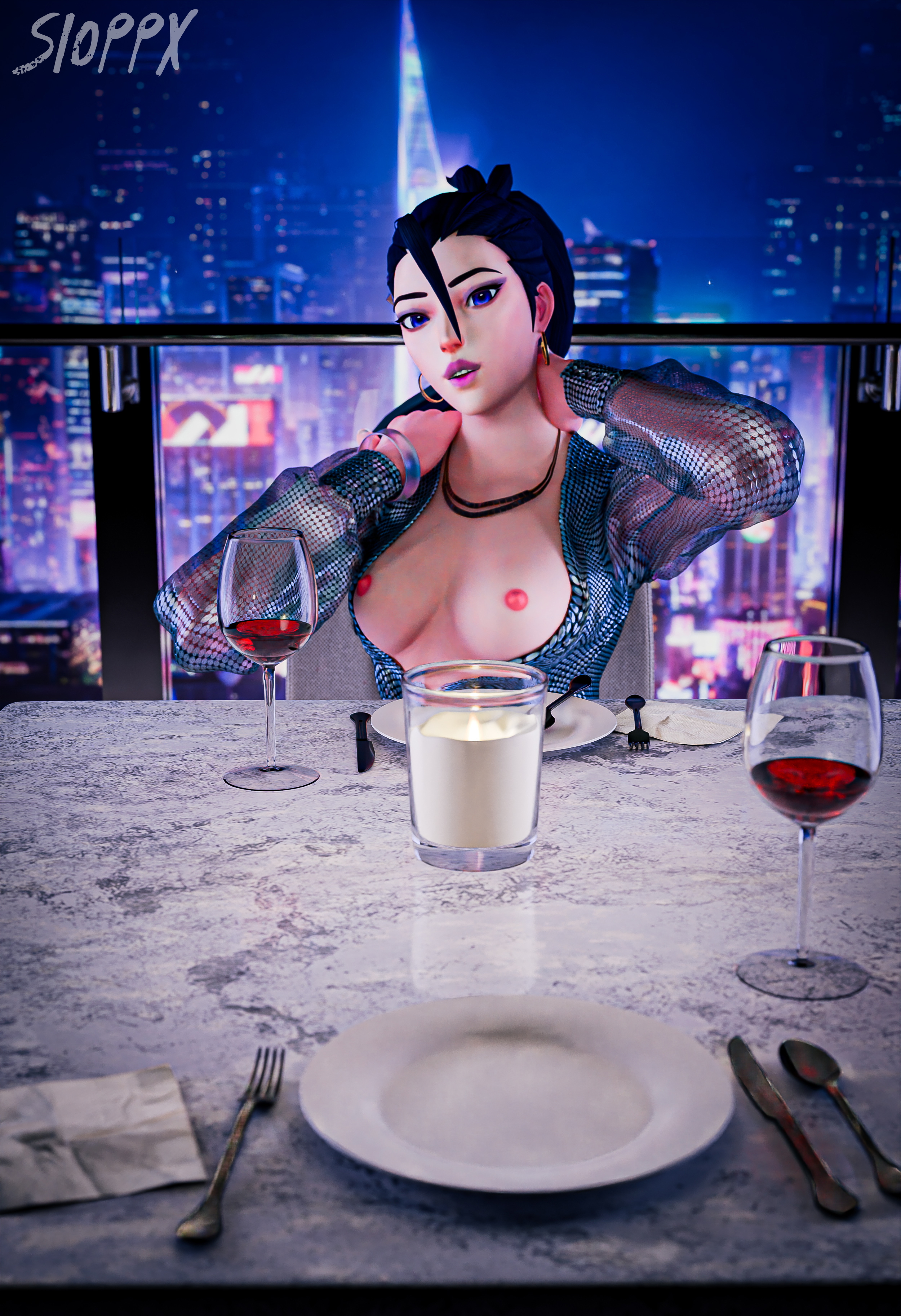 POV: You are on a Valentine s 💝dinner date with KDA  Ahri K/da Ahri K Da Ahri Evelynn K/da Evelynn Akali K/da Akali K/da Kai Sa Seraphine K/da Seraphine League Of Legends Riot Games Blender3d Blowjob 6