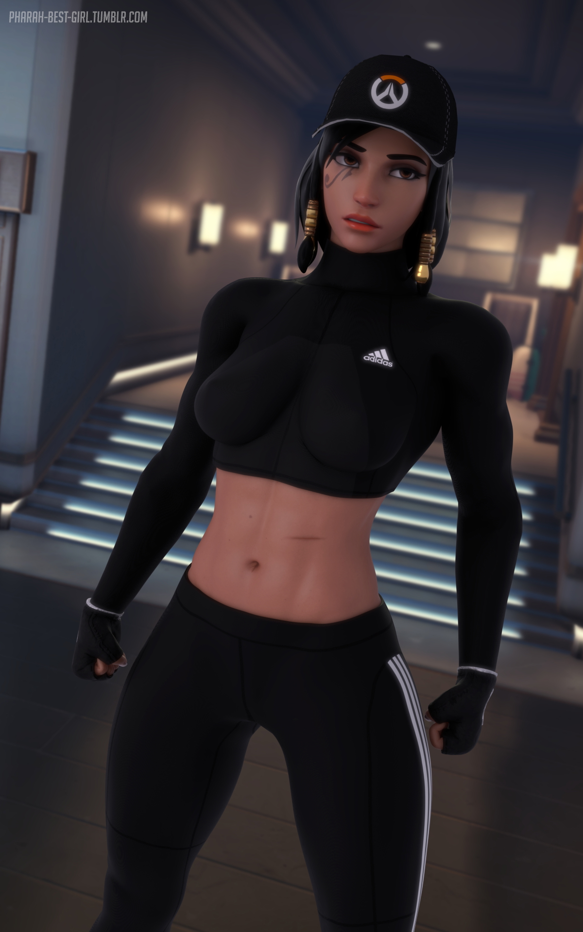 Whoop ass nsfw Pharah Overwatch 3d Porn Sexy Nude Pinup Pussy Pubic Hair