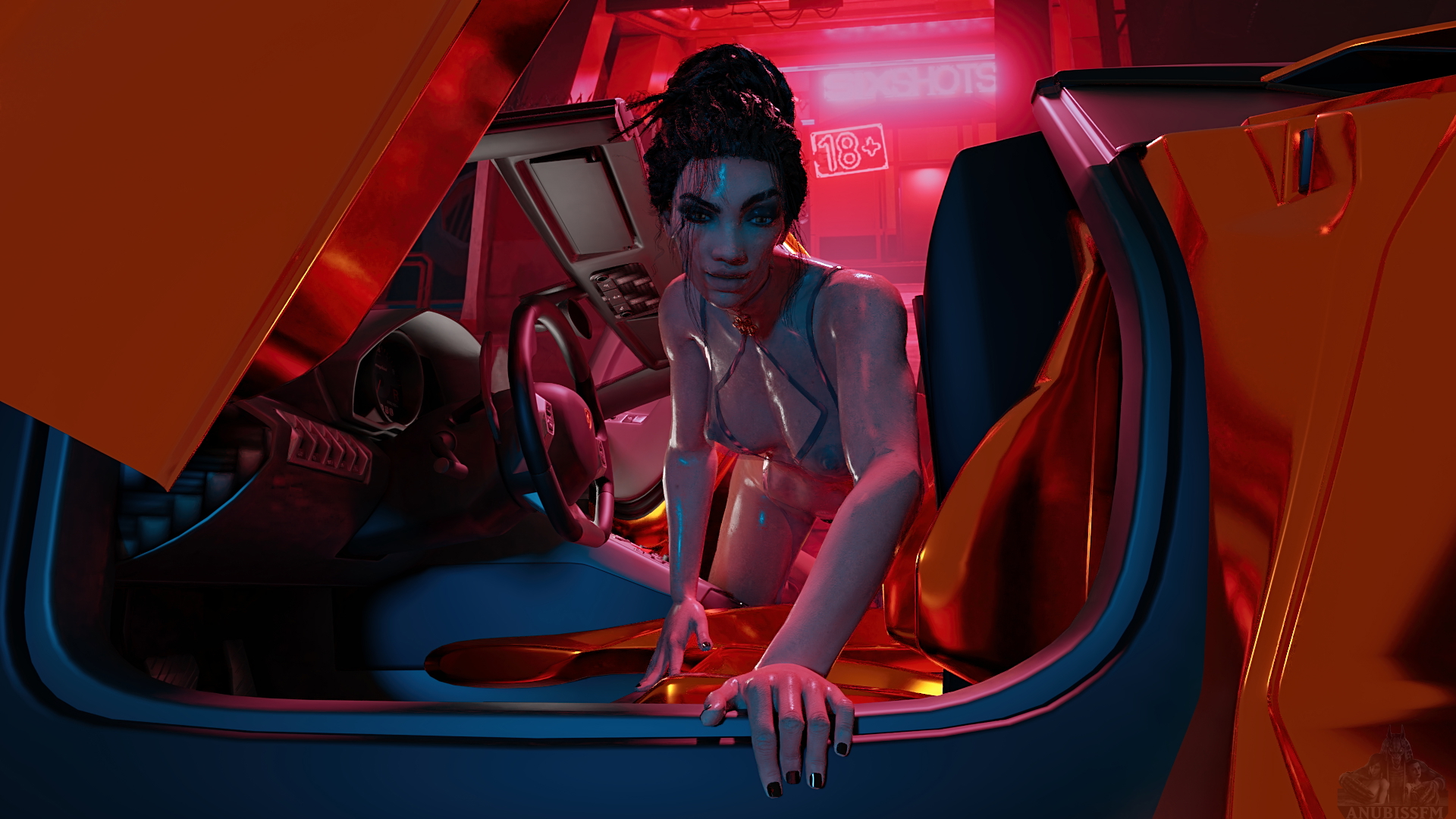Panam after dark Panam Palmer Cyberpunk2077 