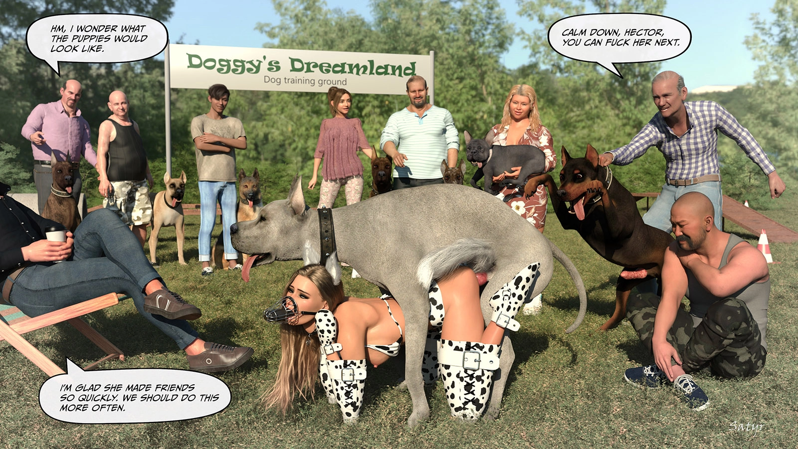 Miriam s Dog(gy) Training: The Art Of Making New Friends  Humiliation Bestiality Bdsm Doggy Style Dog