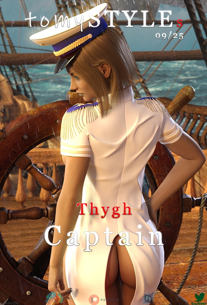 Captain Thygh  Sexy Big Tits Pinup