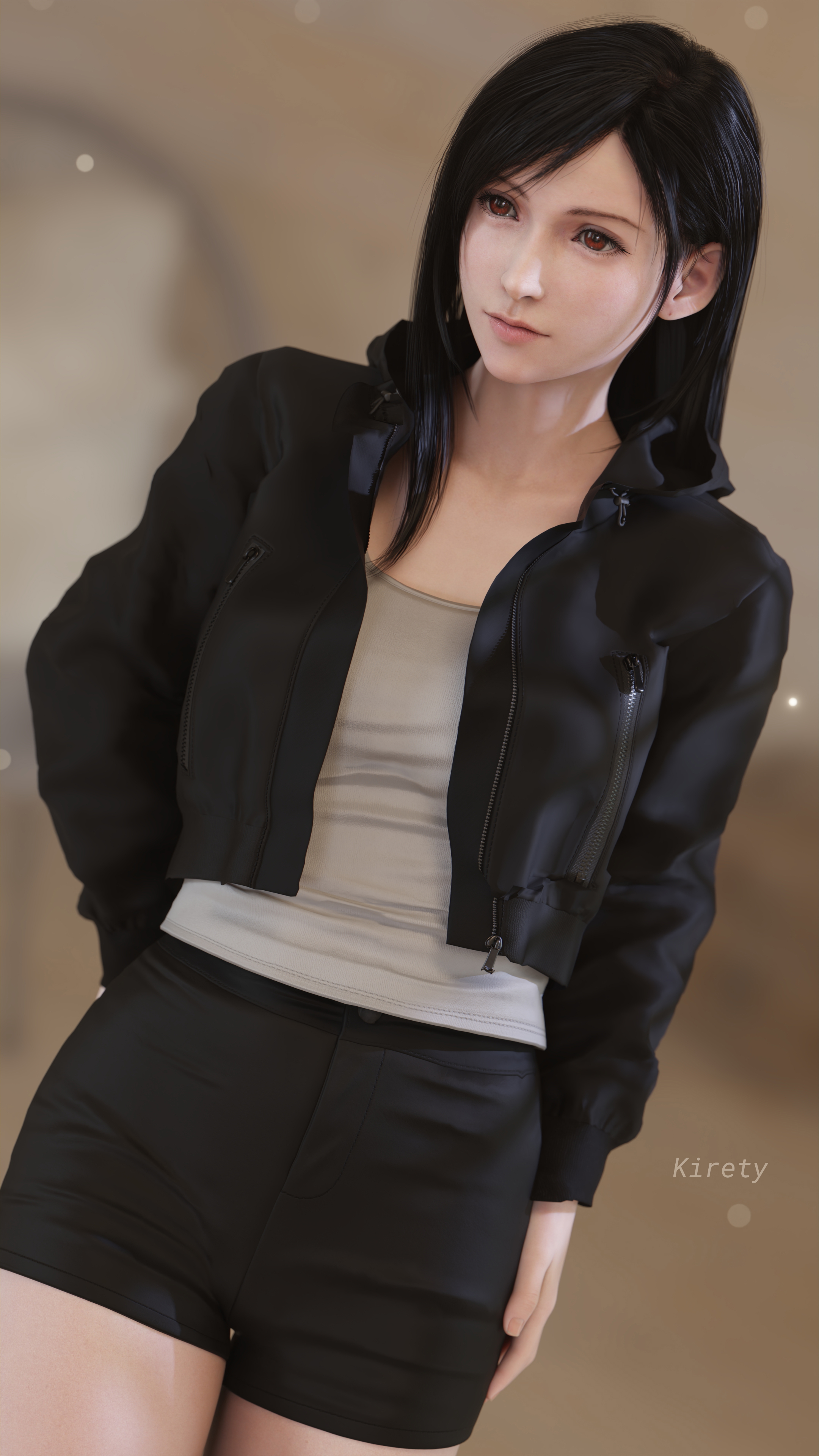Tifa - Casual Style Outfit Final Fantasy Final Fantasy 7 Remake Final Fantasy 7 Final Fantasy VII Tifa Lockhart Tifa 