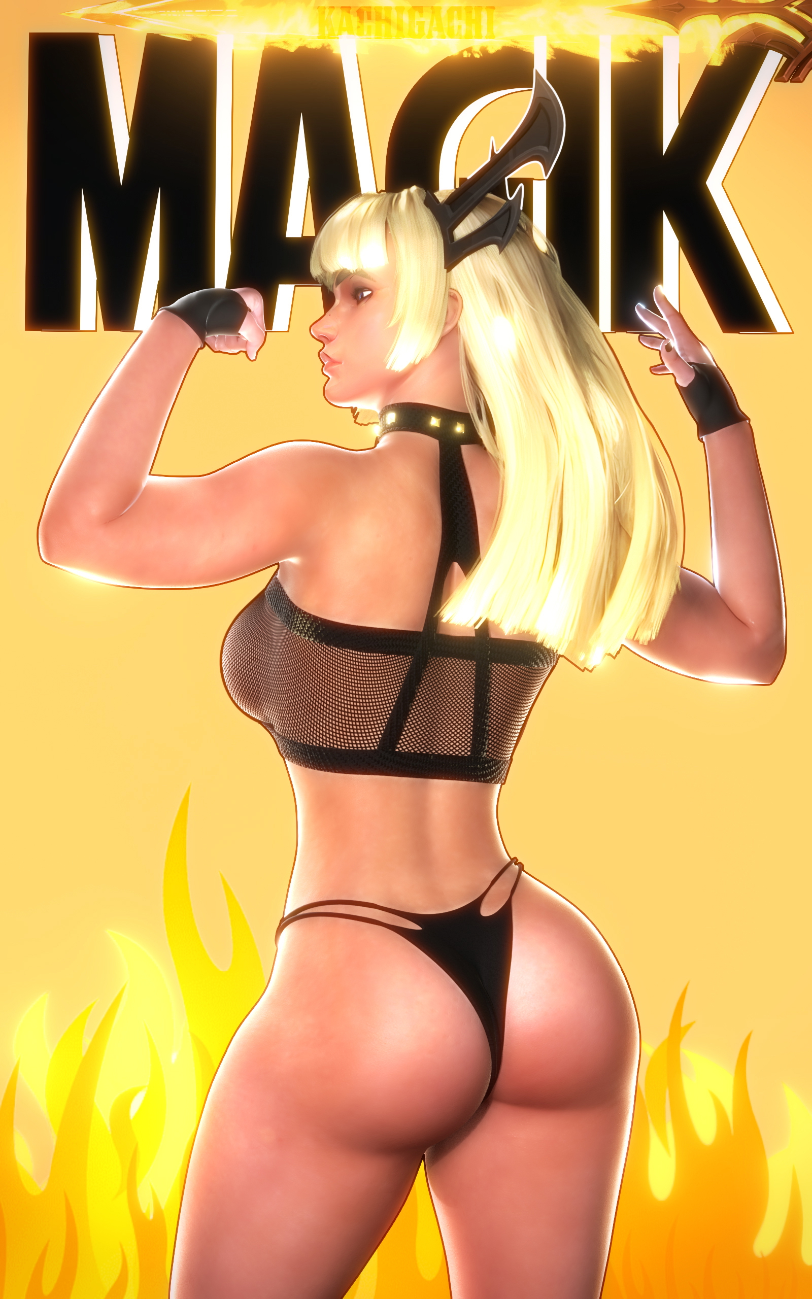 Magik Marvel Magik Ass Athletic Female
