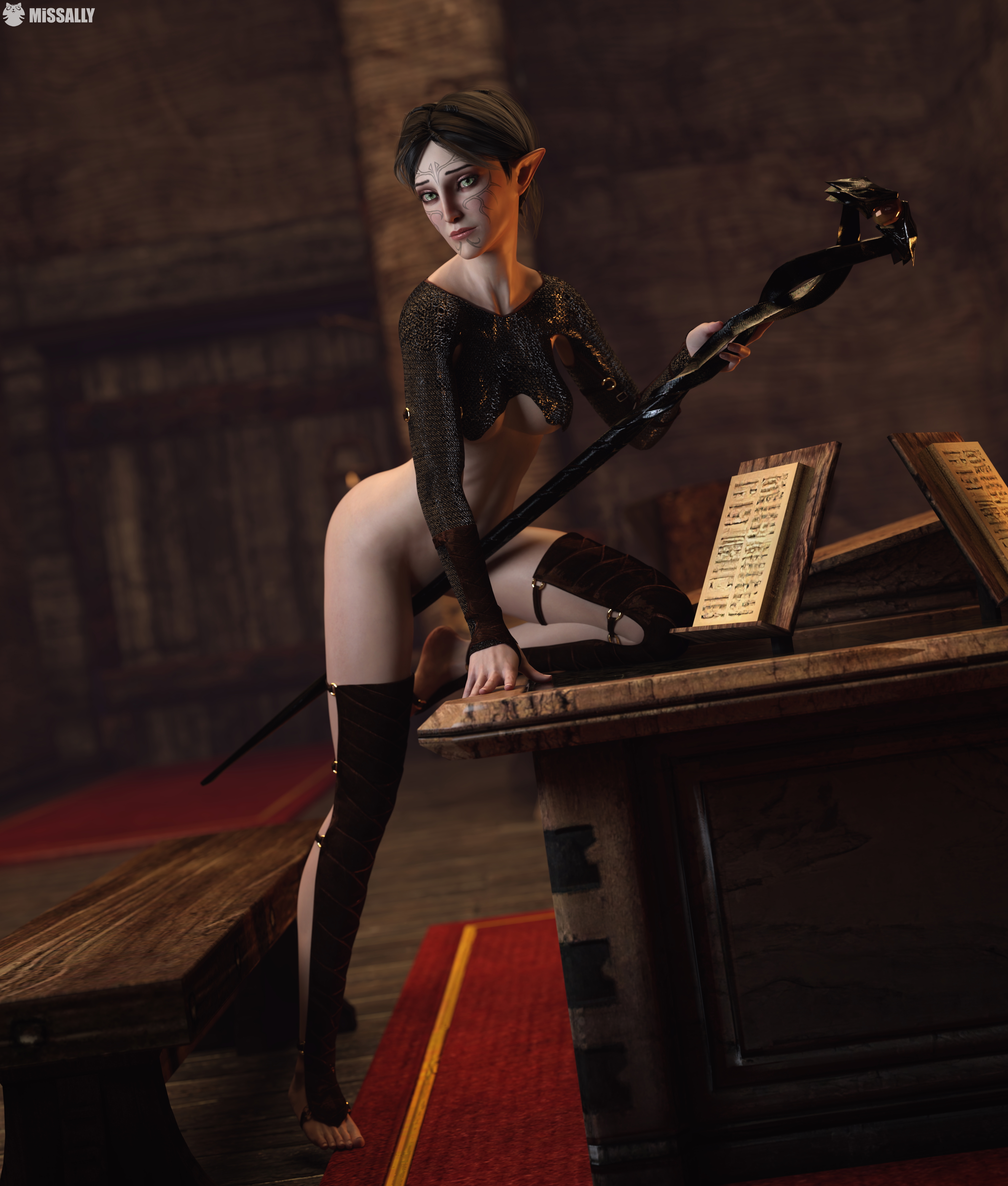 Merrill  Dragon Age Dragon Age Elf Brunette