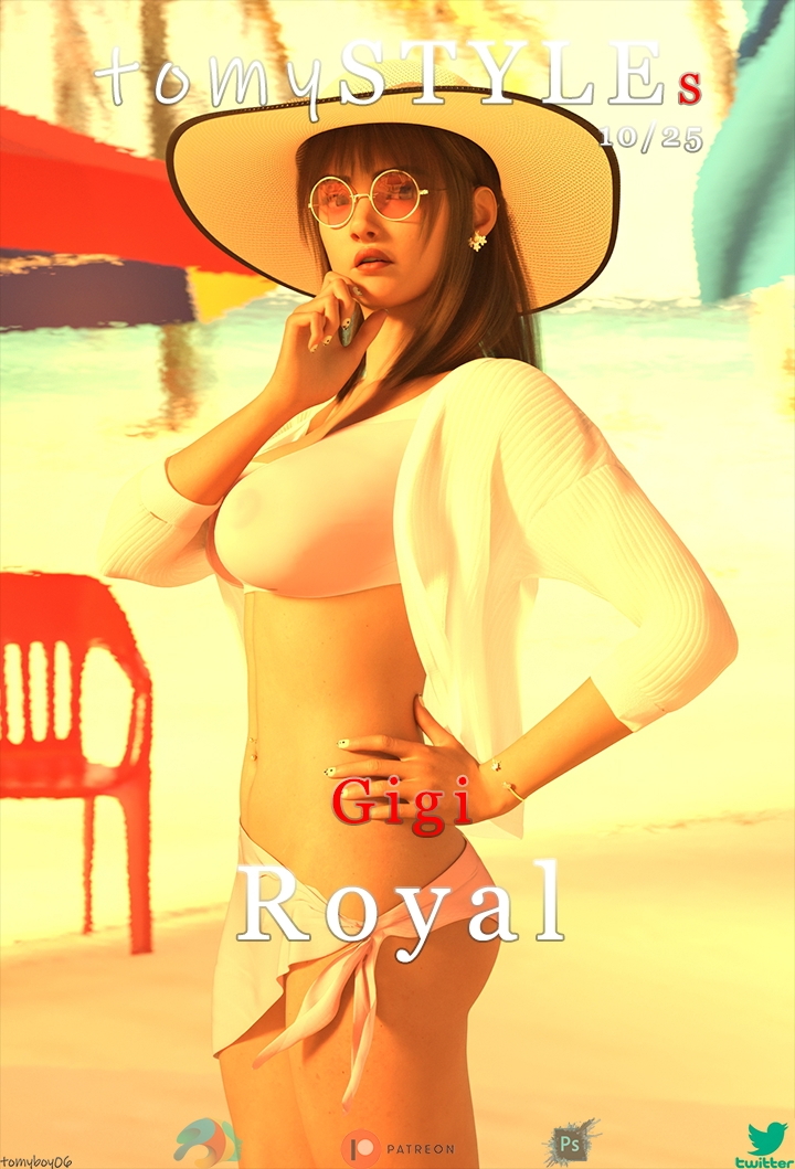 Gigi - Royal  Summer Sexy Bikini Big Tits
