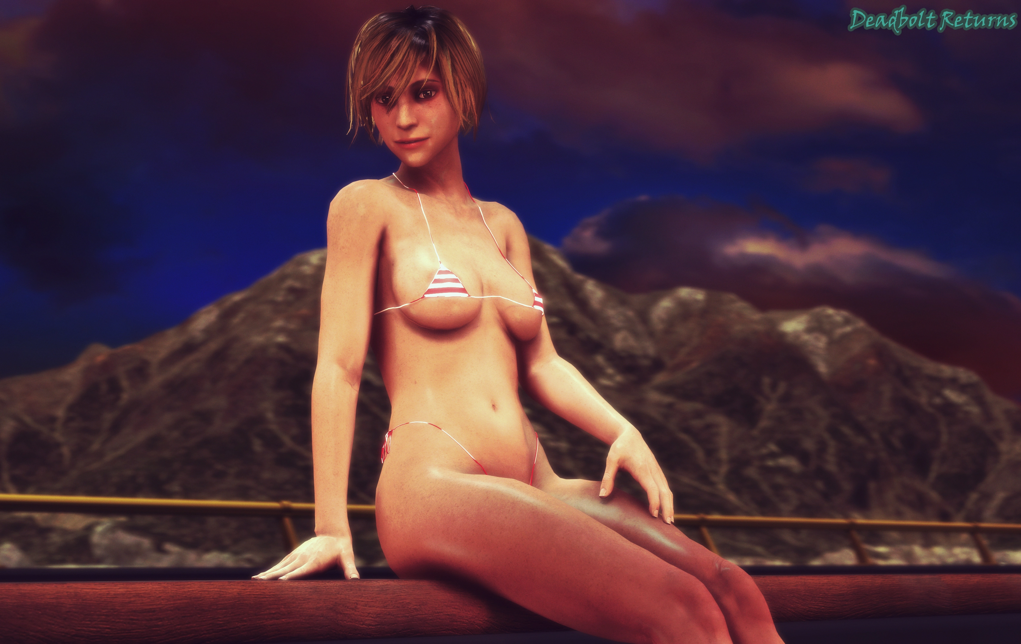 Revisions of Heather Mason (Silent Hill 3) Heather Mason Cheryl Mason Silent Hill 3 Dead By Daylight Sfm Source Filmmaker 3d Porn 3dnsfw Blowjob Freckles Blonde 4