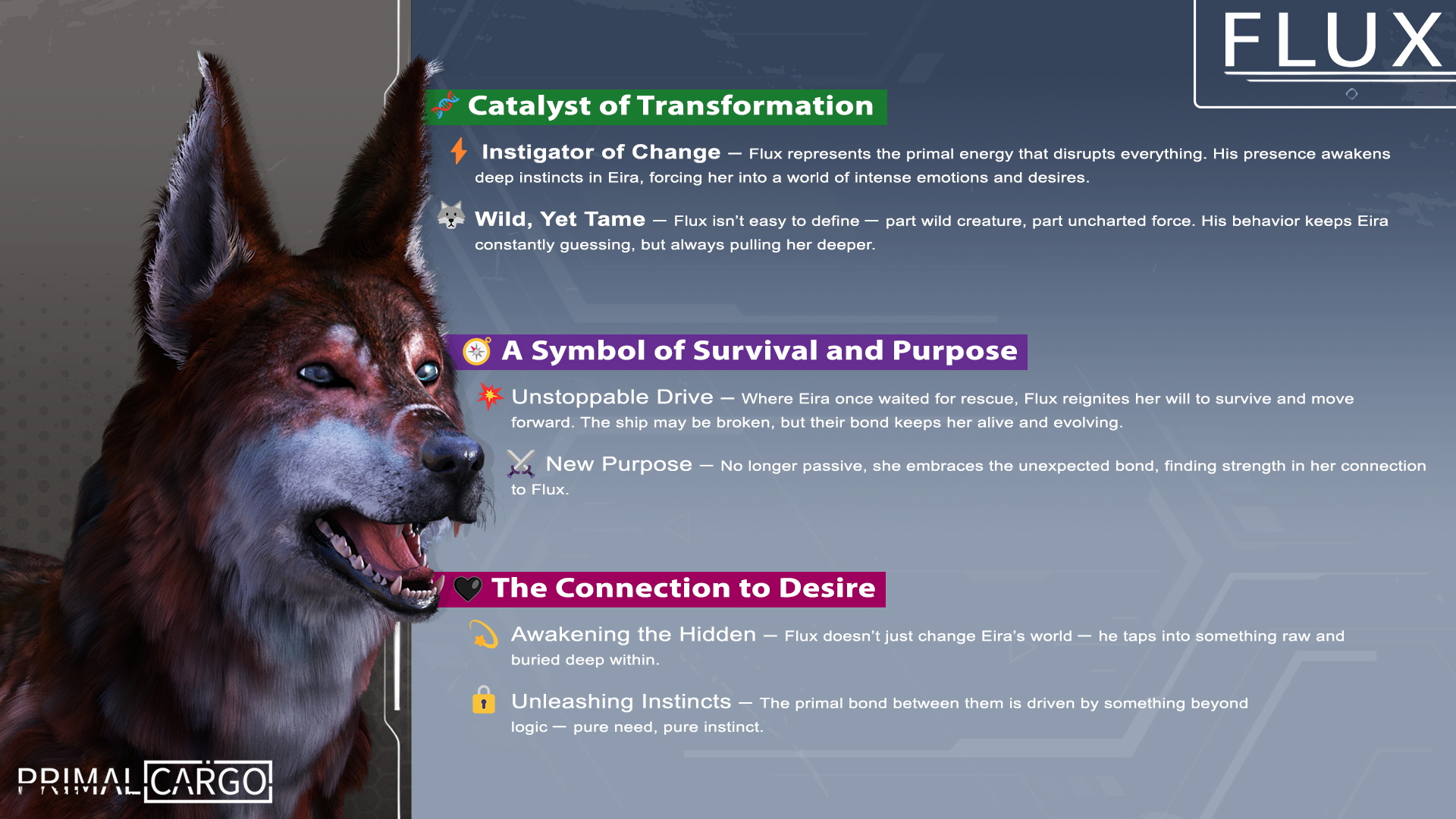 Flux s Character Profile