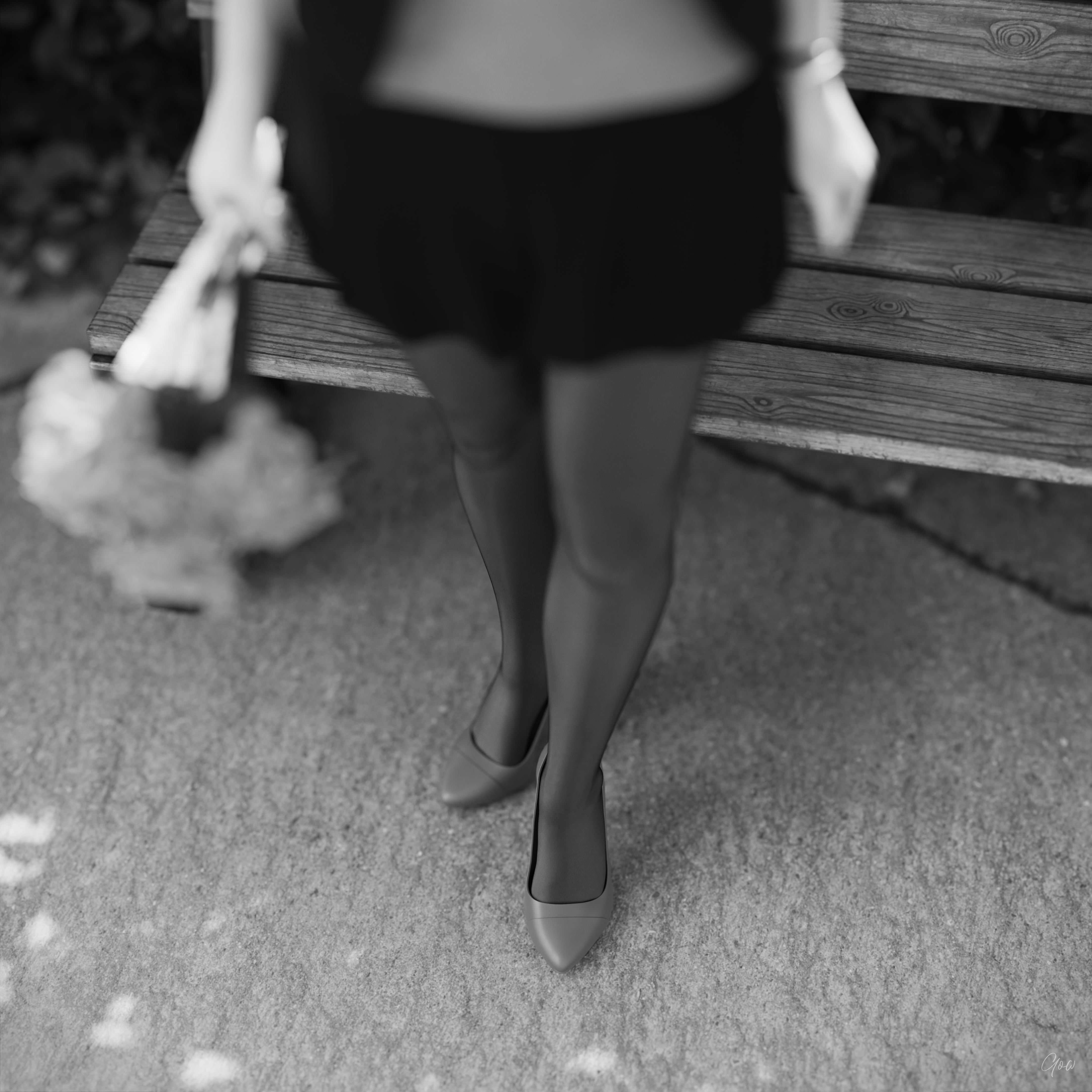8th - Rona s leg tease. (Seamless Pantyhose  Nylon  Black and white photo set)  Black And White Sexy Brunette Milf Hairy Pussy Horny Secretary Office_lady Outdoor Posing Legs Tease Wet Pussy Sitting Standing Outfit Skirt Upskirt Spread Legs Clothed Pantyhose Nylon High Heels Uniform 3