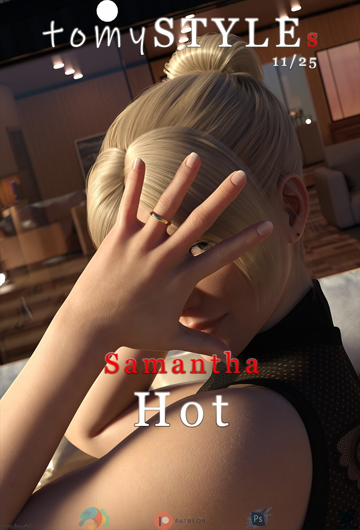 Samantha - Hot  Threesome Sexy Blonde Milf