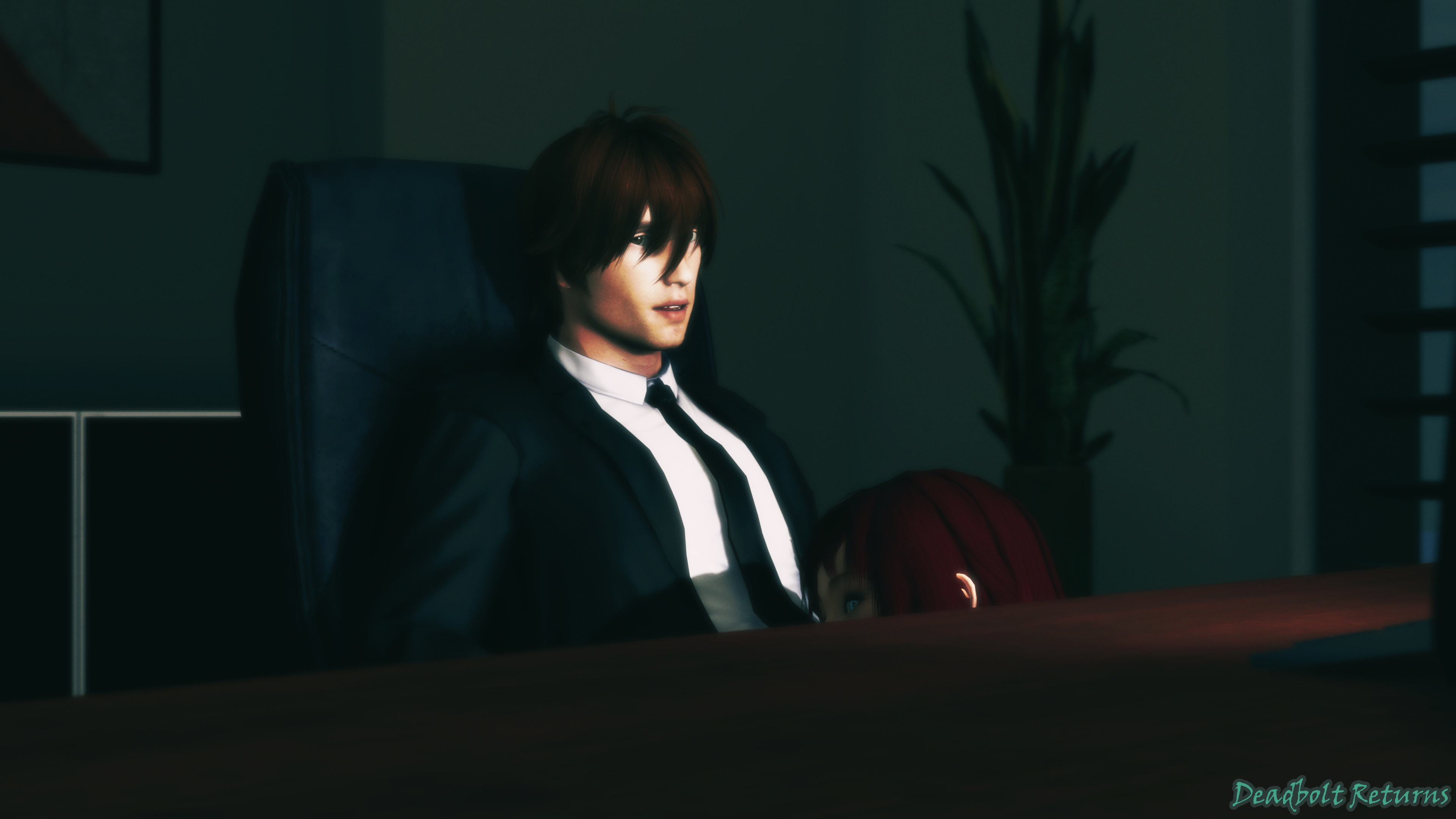Deadbolt and Anya After Hours Anya Anya Keavie Rinox Deadbolt (oc) Paizuri Titjob Big boobs Big Ass Red head Original Character Sfm Source Filmmaker 3d Porn 3dnsfw Nsfw Cum Inside