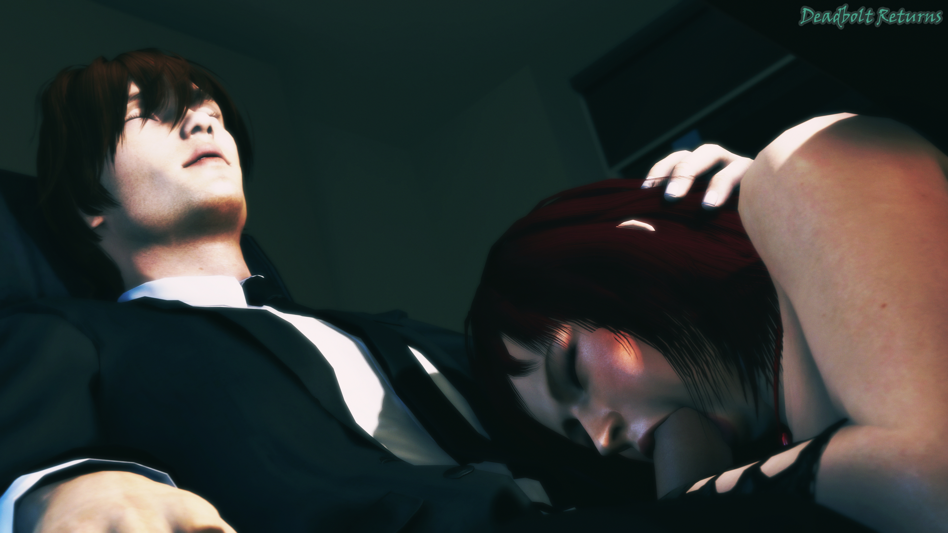Deadbolt and Anya After Hours Anya Anya Keavie Rinox Deadbolt (oc) Paizuri Titjob Big boobs Big Ass Red head Original Character Sfm Source Filmmaker 3d Porn 3dnsfw Nsfw Cum Inside 4