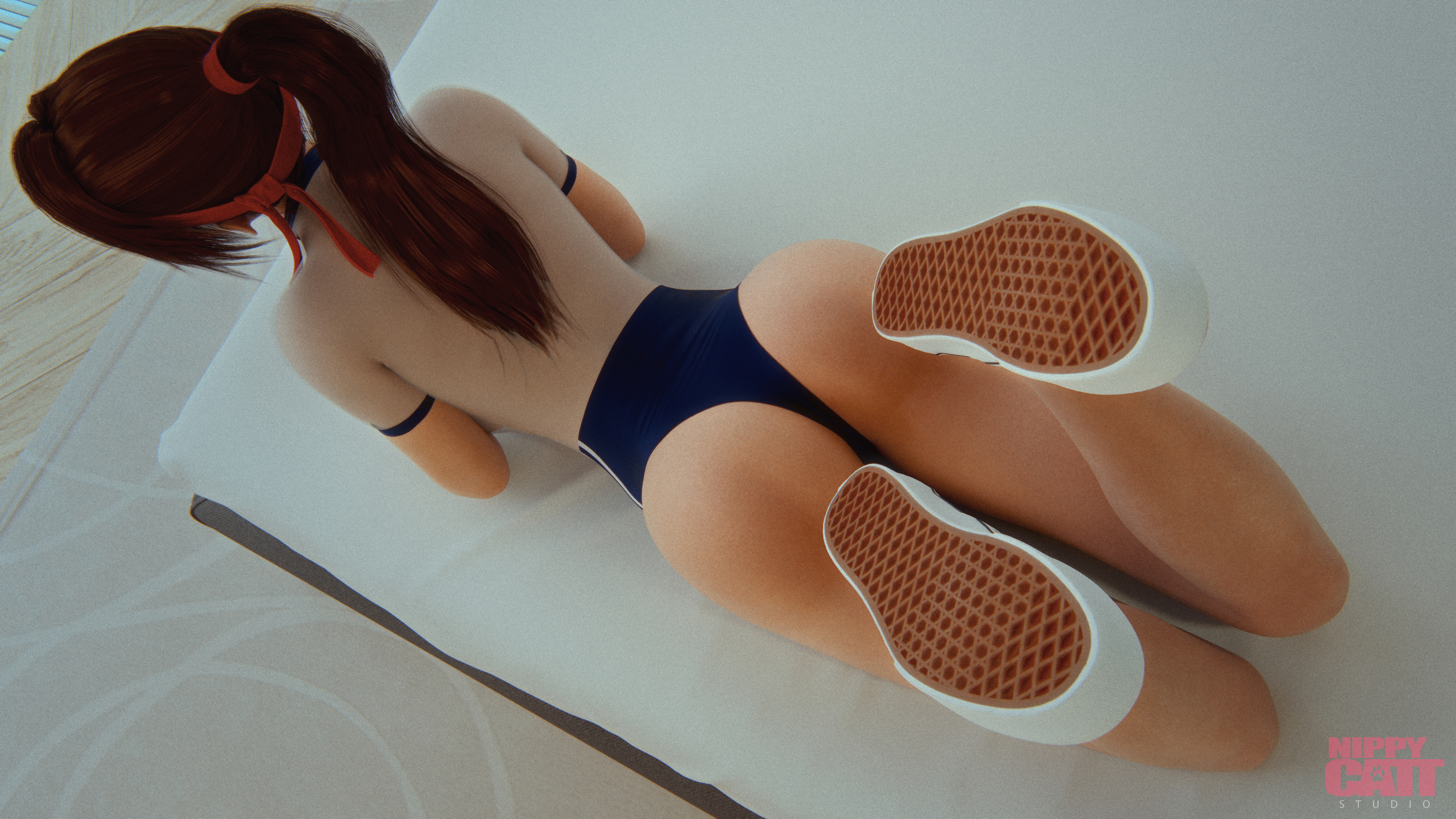 Ass + Shoe soles [Close-up]