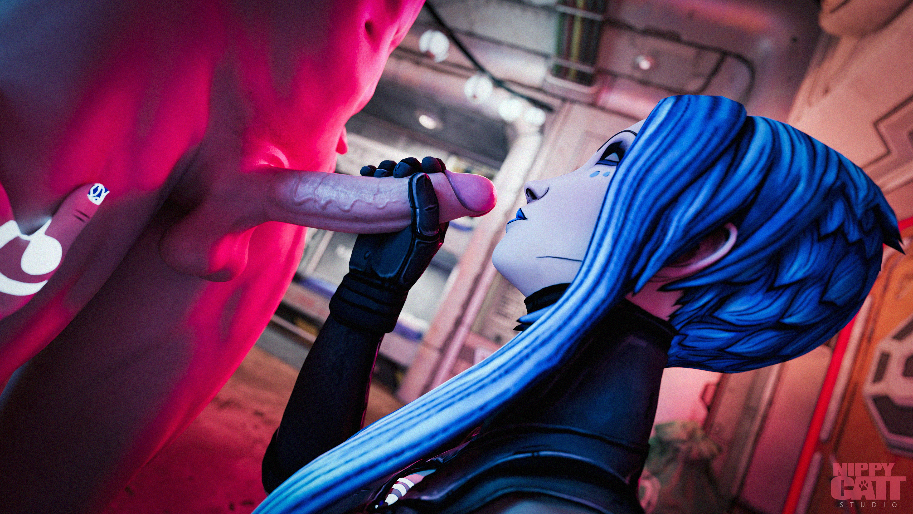 Maya Fellatio [Borderlands] Borderlands Borderlands 3 Maya Maya The Siren 3d Porn Sexy Sex Oral Oral Sex Fellatio Blowjob Holding Cock Gloves Blue Hair Lipstick Tattoo Tattoos Nail Polish Cum Cumshot Cum In Face Cum Drip Lipstic Mark 2