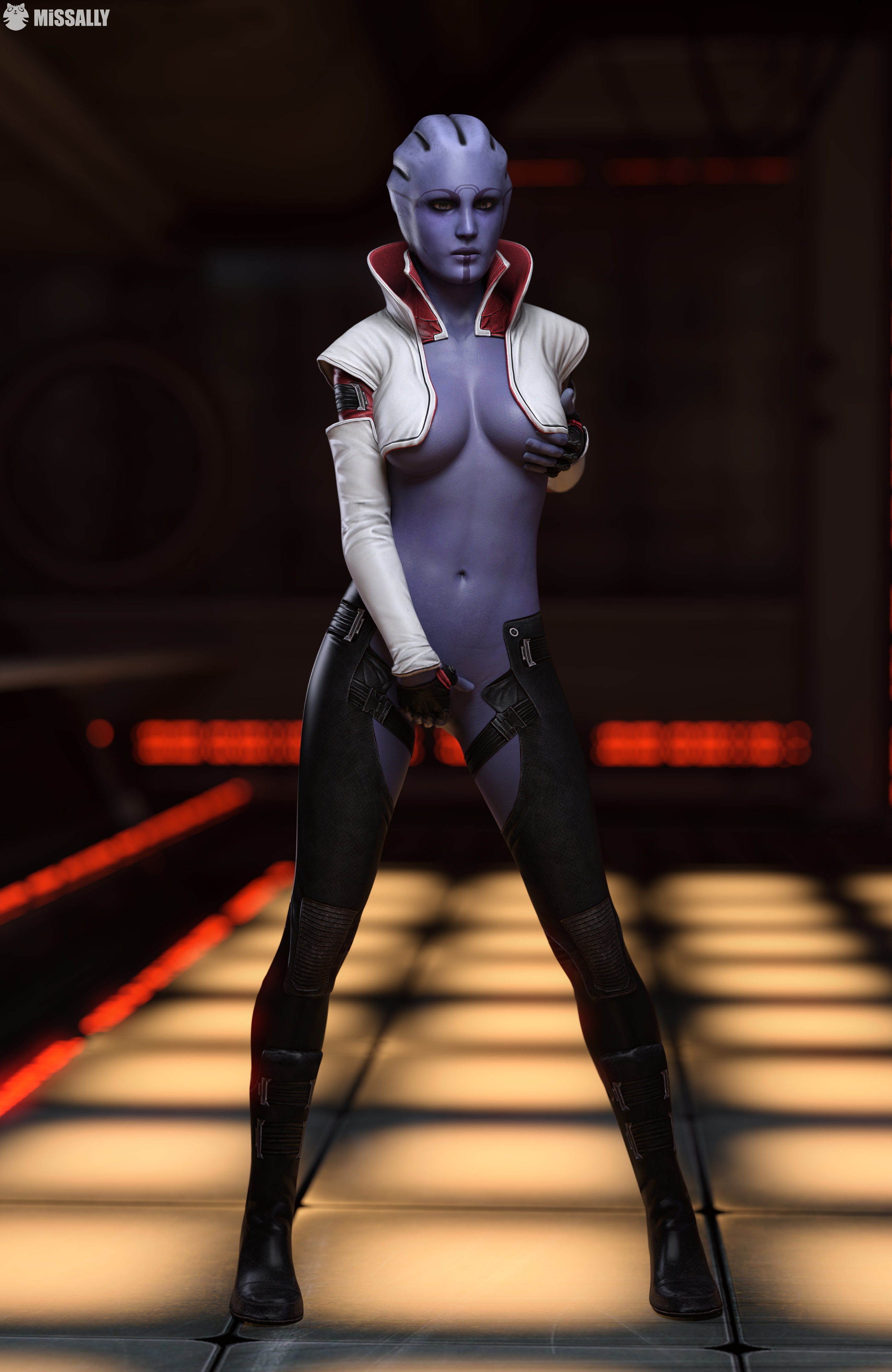 Aria T Loak  Mass Effect Mass Effect Aria Asari (mass Effect) Aliengirl