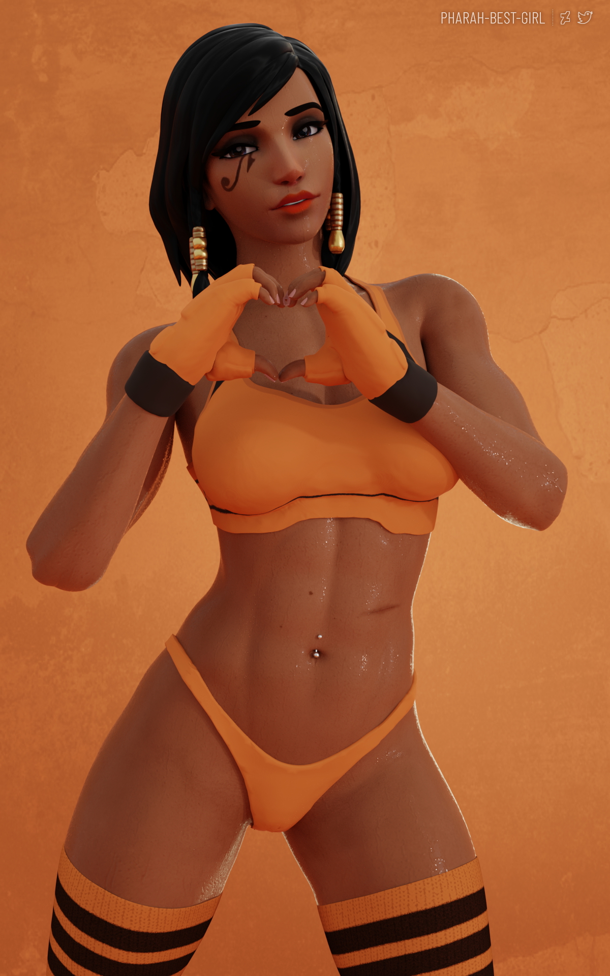 Pin up 51 Pharah Overwatch 3d Porn Sexy Nude Pussy Pubic Hair Hairy Pussy Natural Boobs Natural Tits