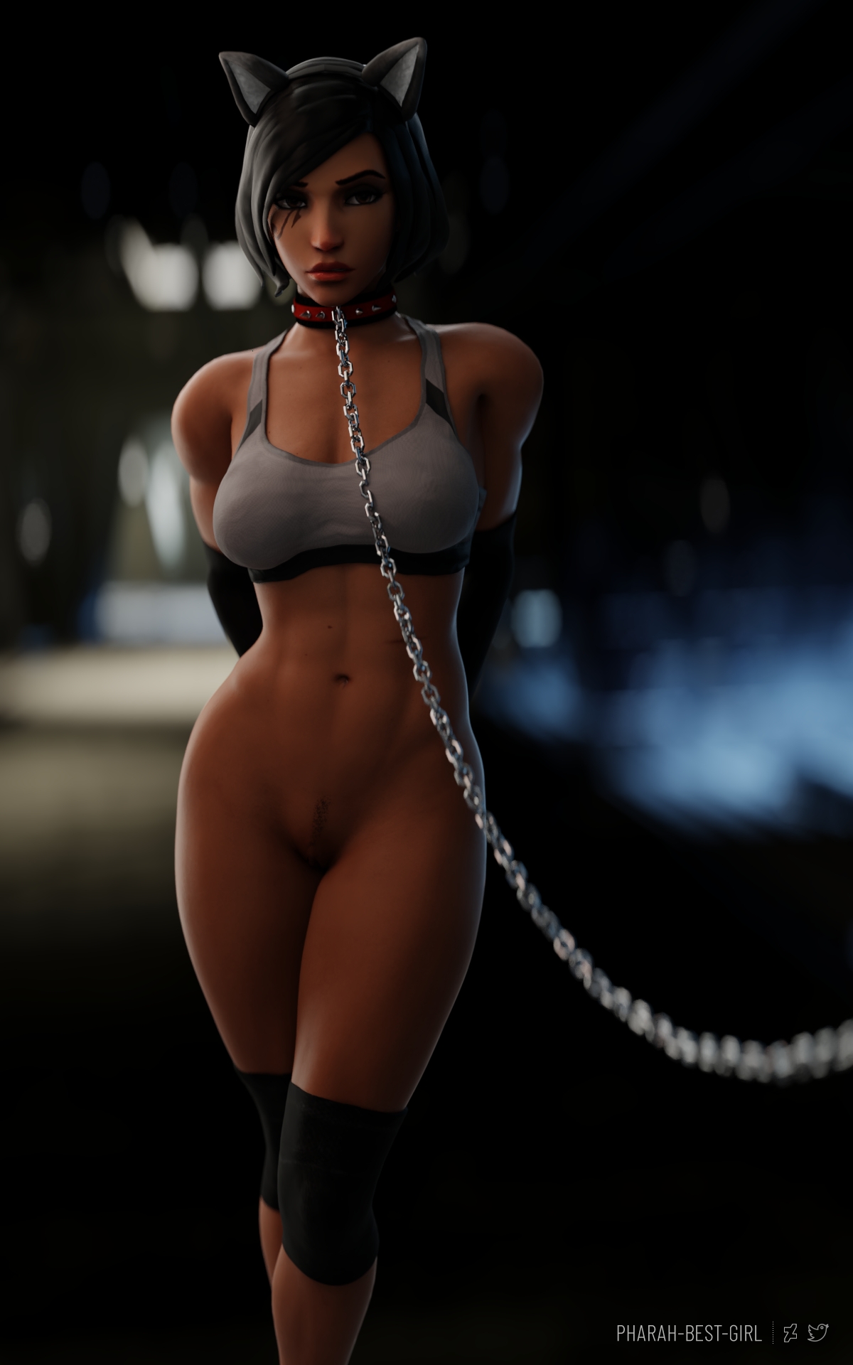 Pin up 66 Pharah Overwatch 3d Porn Sexy Nude Natural Boobs Abs Pussy Pubic Hair Hairy Pussy Domination Chained Rope Bondage 4