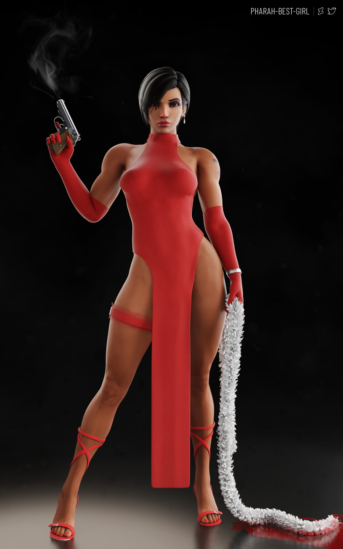 Femme Fatale Pharah Overwatch 3d Porn Sexy