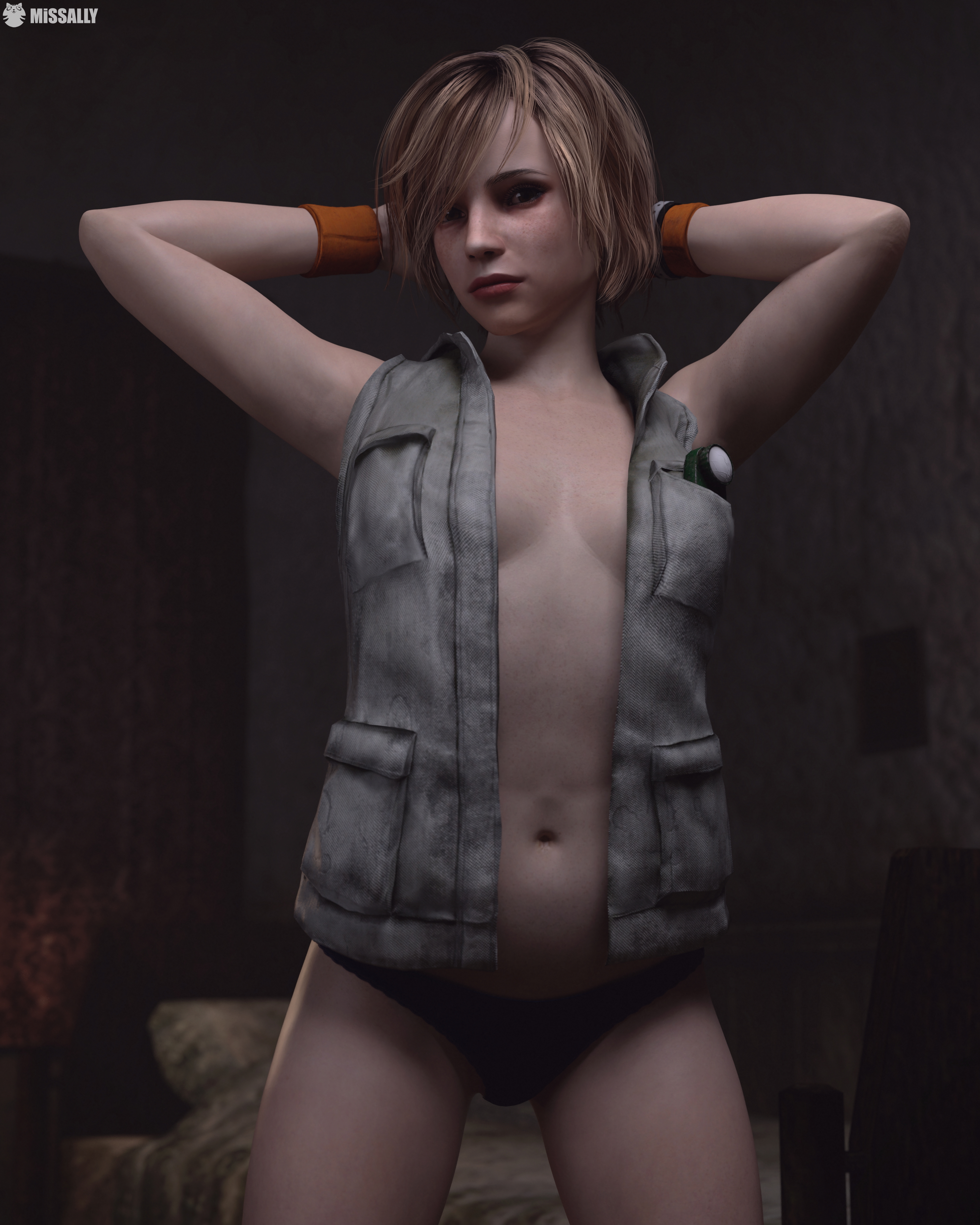 Heather Mason  Silent Hill Heather Mason Silent Hill Sexy Blonde Blond Hair