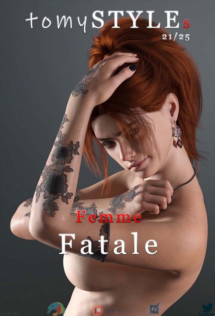 Femme - Fatale  Sexy Sexy Lingerie Solo Pinup