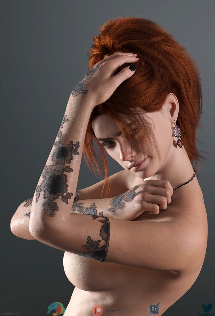 Femme - Fatale  Sexy Sexy Lingerie Solo Pinup 2