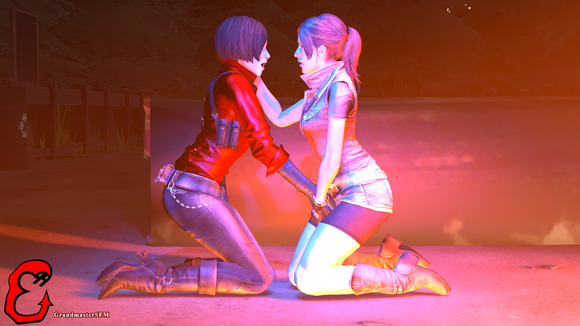 A Lucky Leon Resident Evil Leon Kennedy Rebecca Chambers Moira Burton Sheva Alomar Jill Valentine Sherry Birkin Helena Harper Ada Wong Claire Redfield Lesbian Orgy Group Sex 69 Blowjob Cunnilingus Fingering Breasts Boobs 2