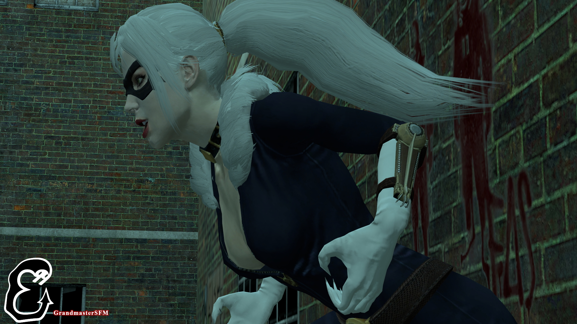Black Cat and Spidey Black Cat Felicia Hardy Spider-man Spiderman Marvel Superhero Source Filmmaker Sfm Against The Wall Standing Standing Doggy Standing Sex Stand And Carry Position 69 Blowjob Handjob Cock In Hand Balls Massage Cum Cumshot Cum In Mouth Clothed Leg Lock 27