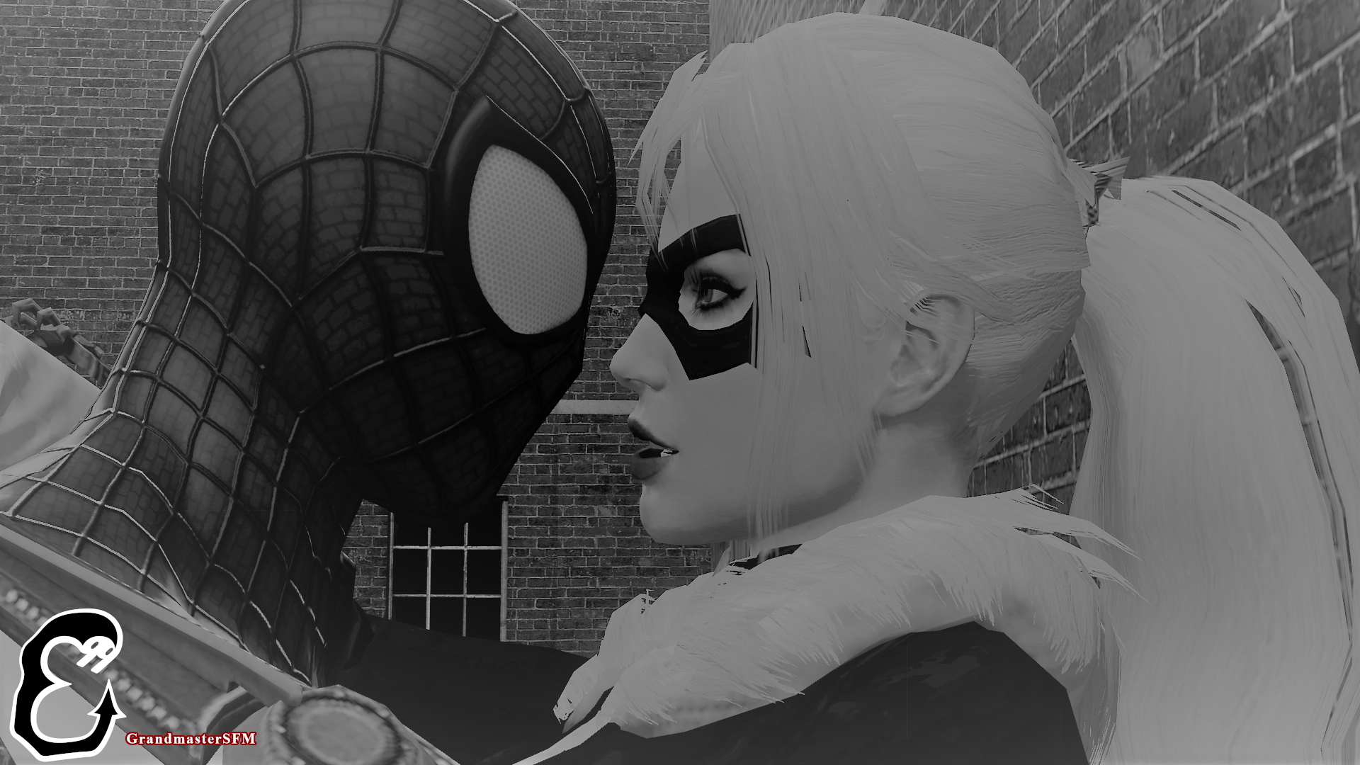 Black Cat and Spidey Black Cat Felicia Hardy Spider-man Spiderman Marvel Superhero Source Filmmaker Sfm Against The Wall Standing Standing Doggy Standing Sex Stand And Carry Position 69 Blowjob Handjob Cock In Hand Balls Massage Cum Cumshot Cum In Mouth Clothed Leg Lock 28