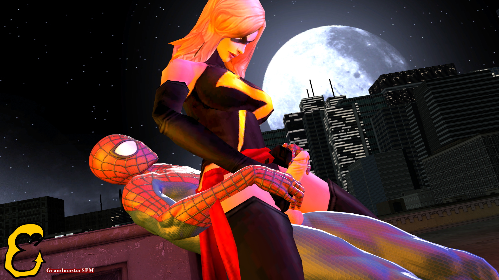 Spiderman x Ms Marvel Ms. Marvel Carol Denvers Spider-man Spiderman Black Cat Felicia Hardy Marvel Source Filmmaker Sfm Superhero Blowjob Handjob Cock In Hand Cowgirl Reverse Cowgirl Thighjob 69 Clothed 13