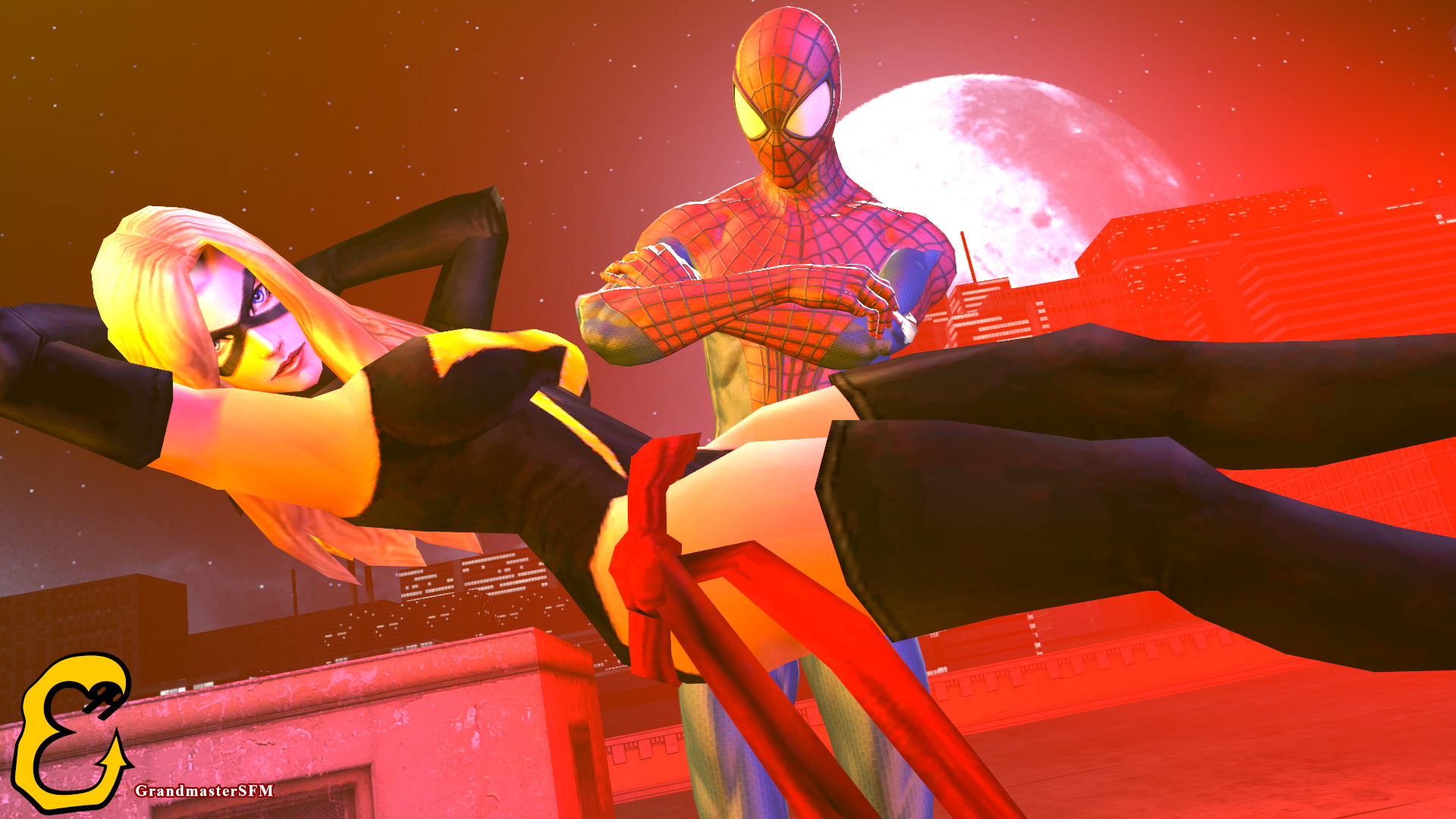 Spiderman x Ms Marvel Ms. Marvel Carol Denvers Spider-man Spiderman Black Cat Felicia Hardy Marvel Source Filmmaker Sfm Superhero Blowjob Handjob Cock In Hand Cowgirl Reverse Cowgirl Thighjob 69 Clothed 24